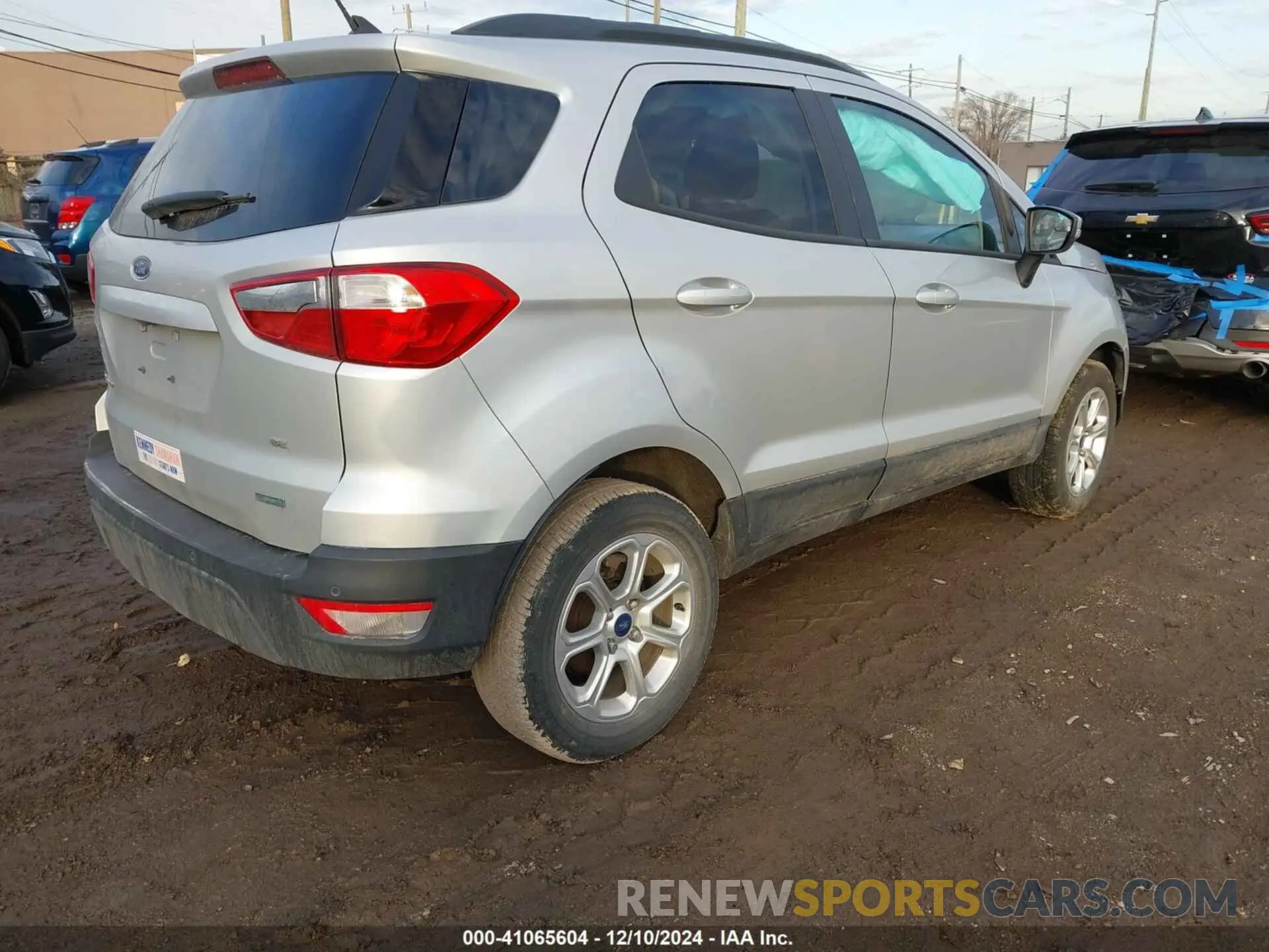 4 Photograph of a damaged car MAJ3S2GE7LC320770 FORD ECOSPORT 2020