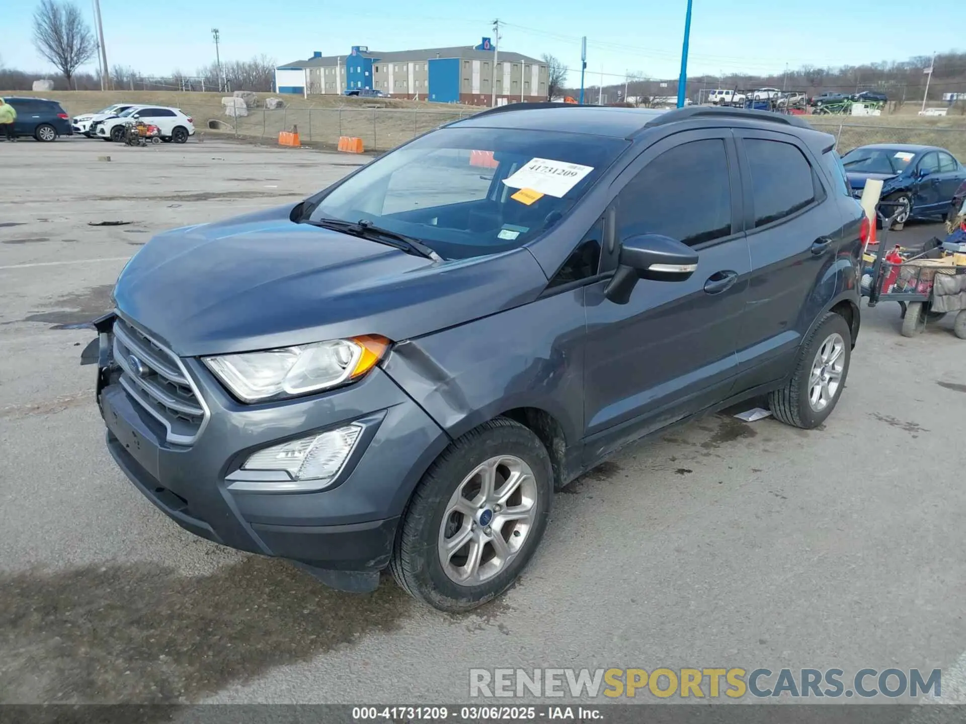 2 Photograph of a damaged car MAJ3S2GE7LC336838 FORD ECOSPORT 2020