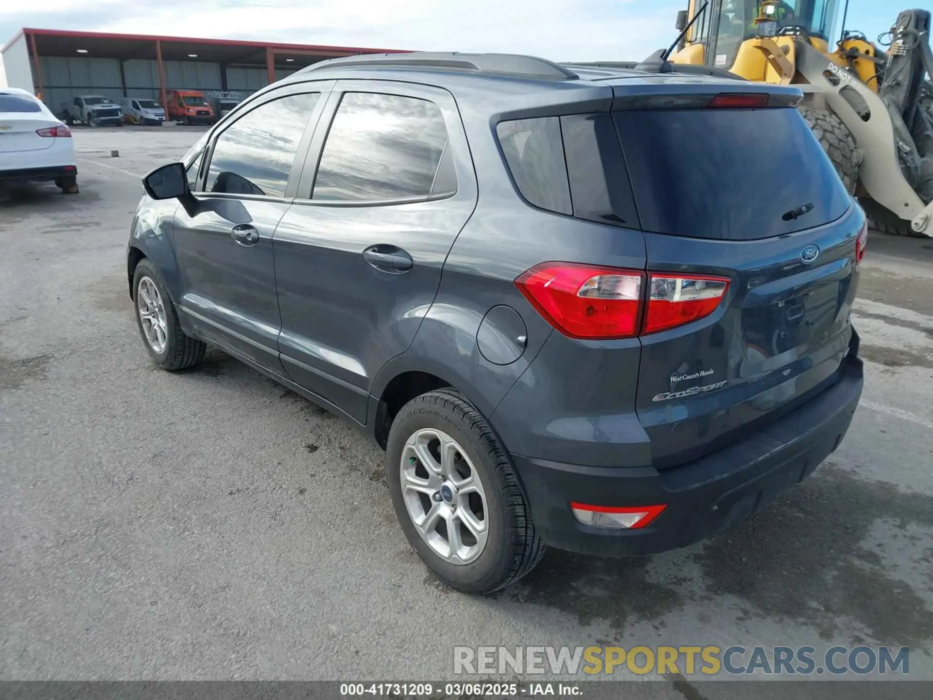 3 Photograph of a damaged car MAJ3S2GE7LC336838 FORD ECOSPORT 2020