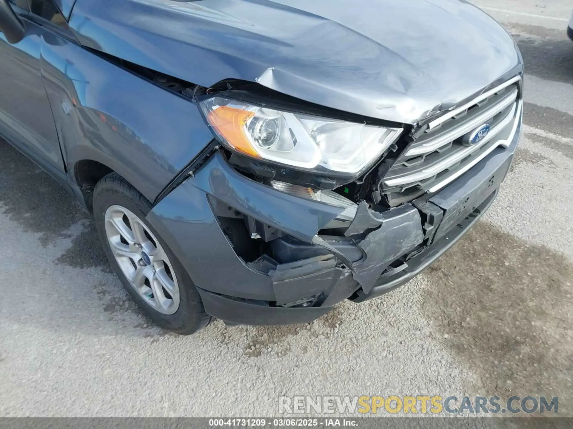 6 Photograph of a damaged car MAJ3S2GE7LC336838 FORD ECOSPORT 2020