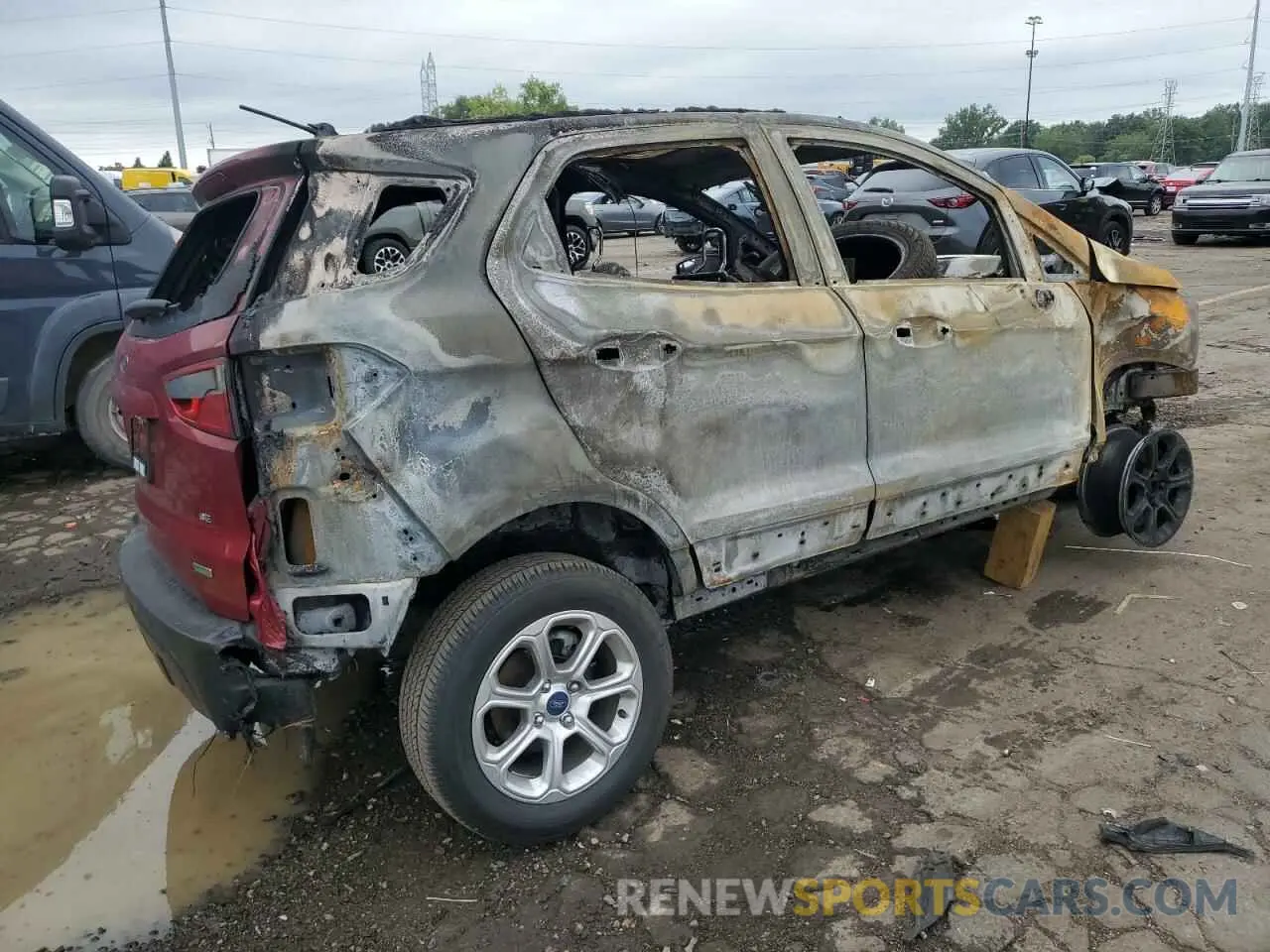 3 Photograph of a damaged car MAJ3S2GE7LC340310 FORD ECOSPORT 2020