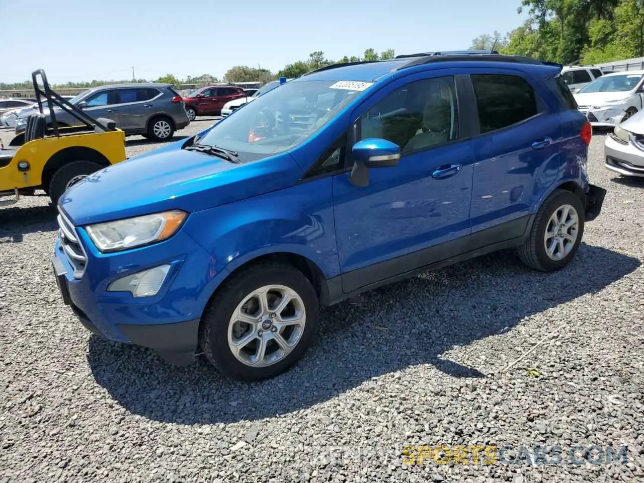 1 Photograph of a damaged car MAJ3S2GE7LC366762 FORD ECOSPORT 2020