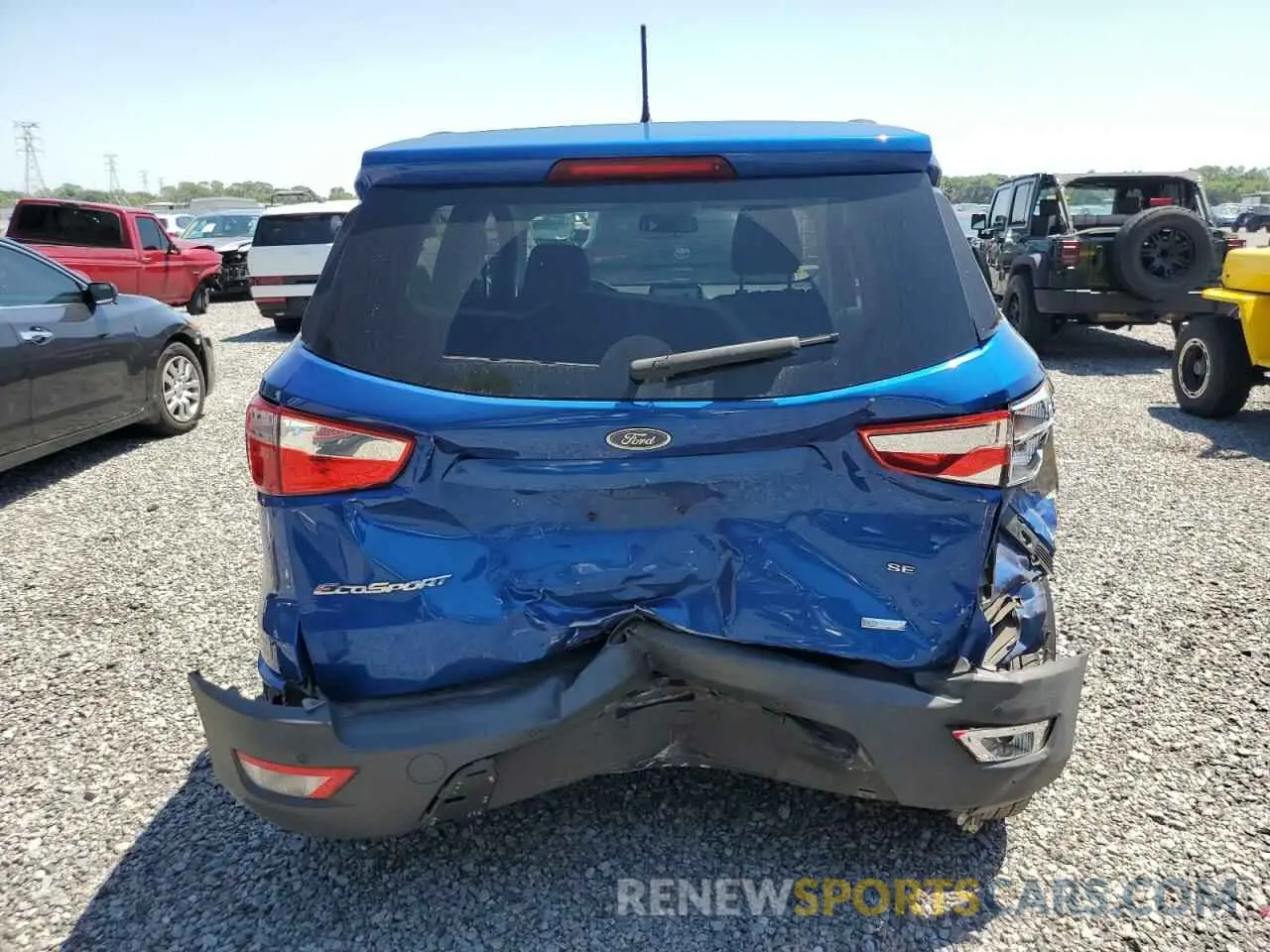 6 Photograph of a damaged car MAJ3S2GE7LC366762 FORD ECOSPORT 2020