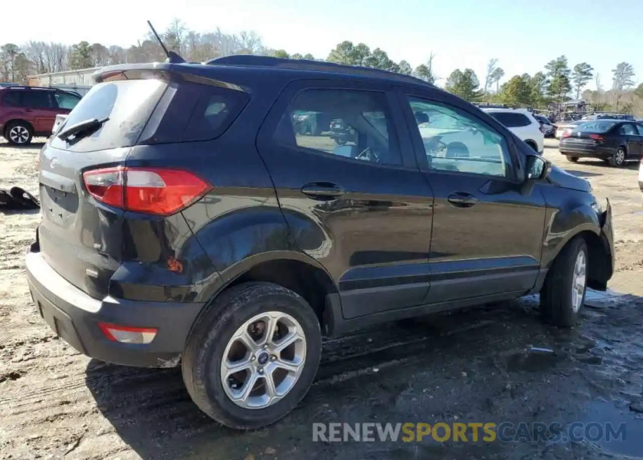 3 Photograph of a damaged car MAJ3S2GE7LC392312 FORD ECOSPORT 2020