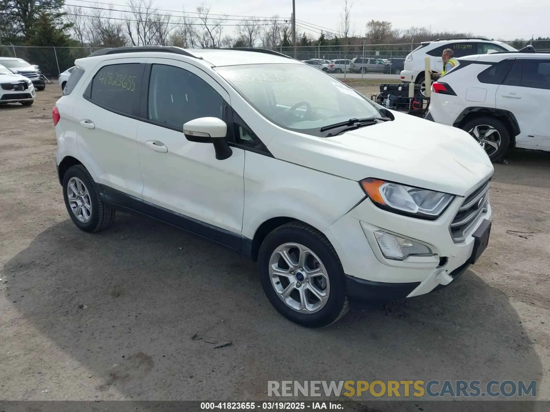 1 Photograph of a damaged car MAJ3S2GE8LC316601 FORD ECOSPORT 2020