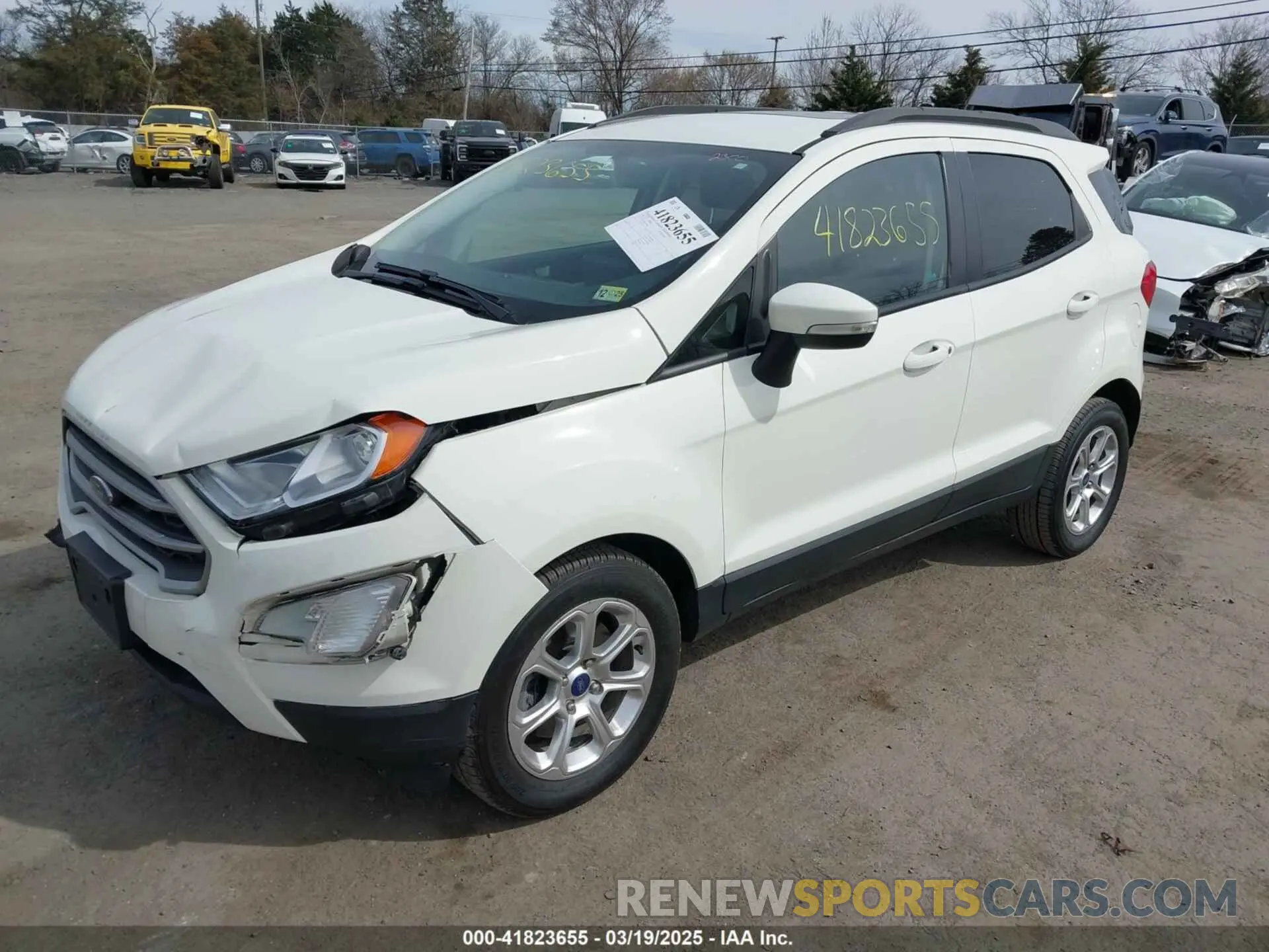 2 Photograph of a damaged car MAJ3S2GE8LC316601 FORD ECOSPORT 2020