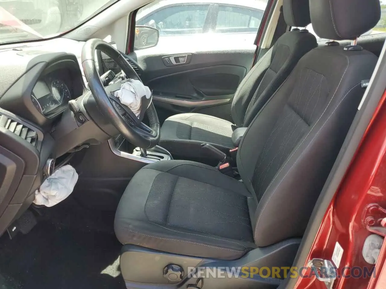 7 Photograph of a damaged car MAJ3S2GE8LC328652 FORD ECOSPORT 2020