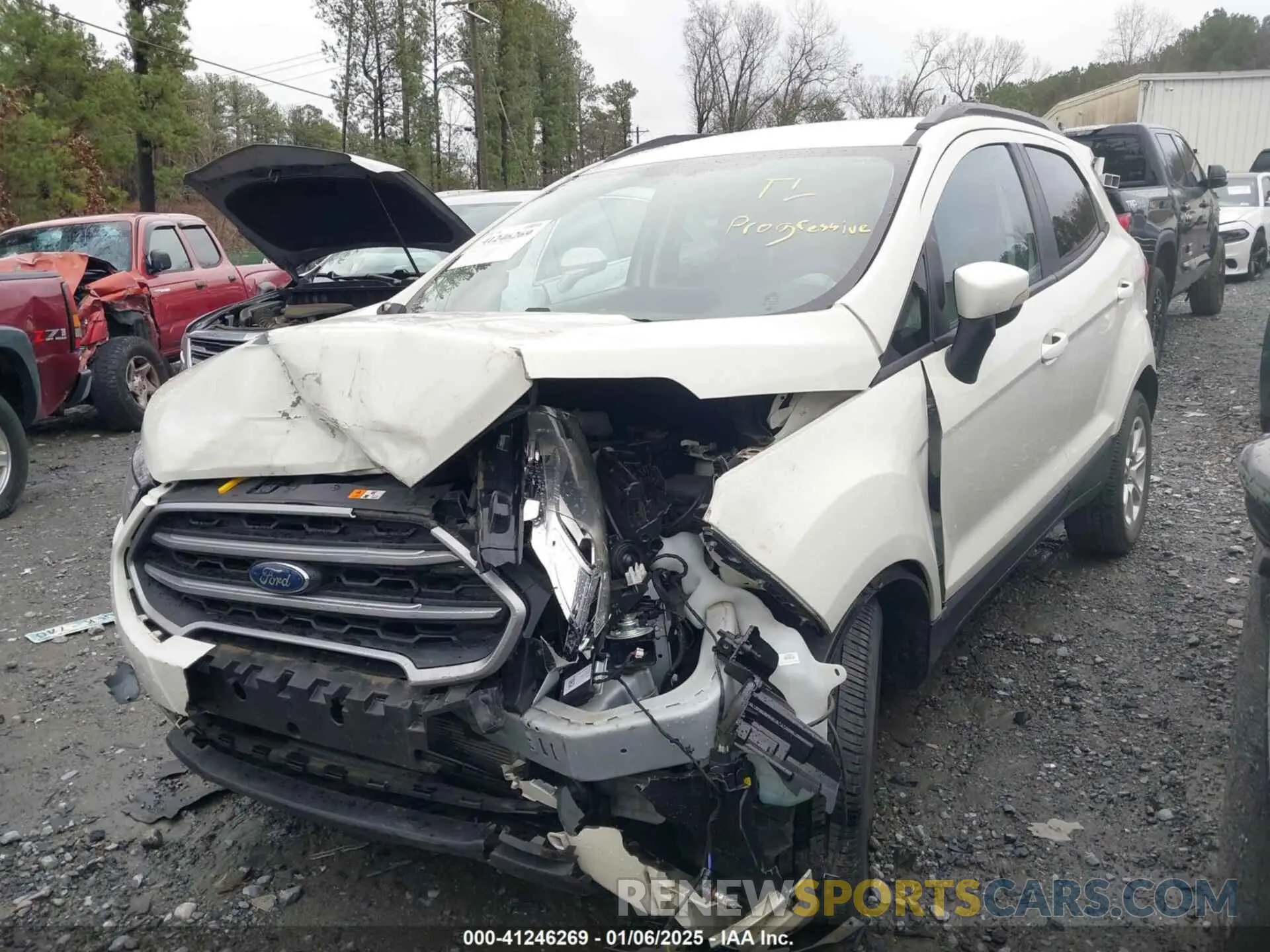 2 Photograph of a damaged car MAJ3S2GE8LC350957 FORD ECOSPORT 2020