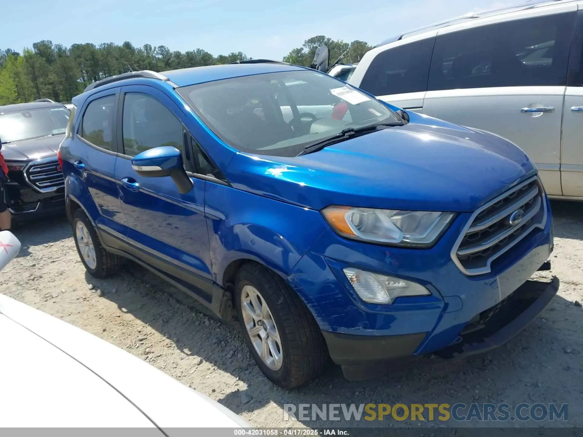 1 Photograph of a damaged car MAJ3S2GE9LC311360 FORD ECOSPORT 2020