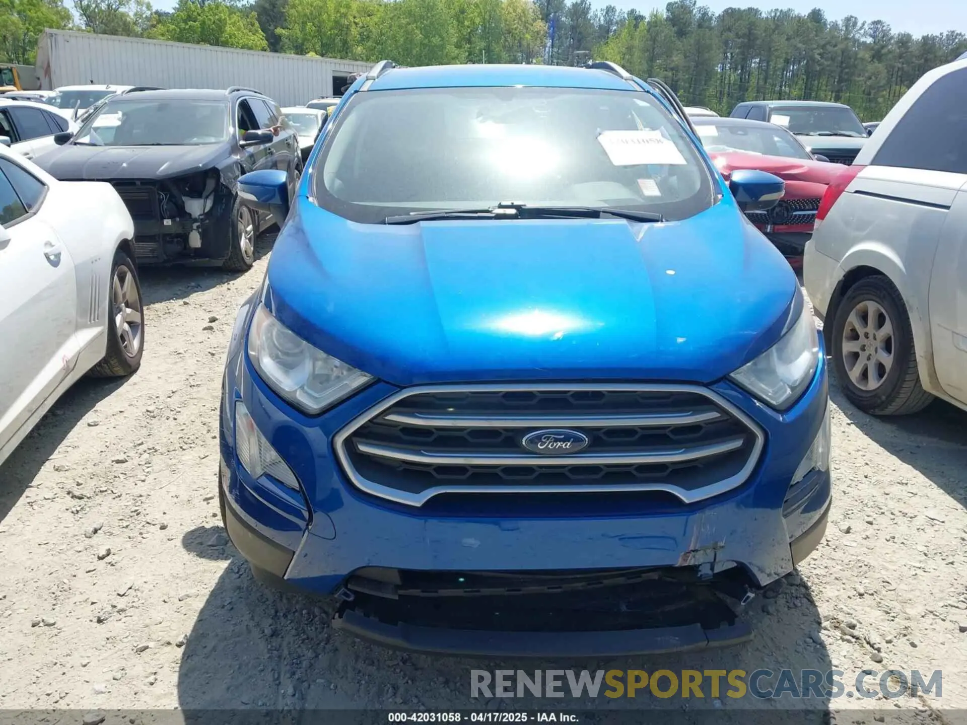 12 Photograph of a damaged car MAJ3S2GE9LC311360 FORD ECOSPORT 2020