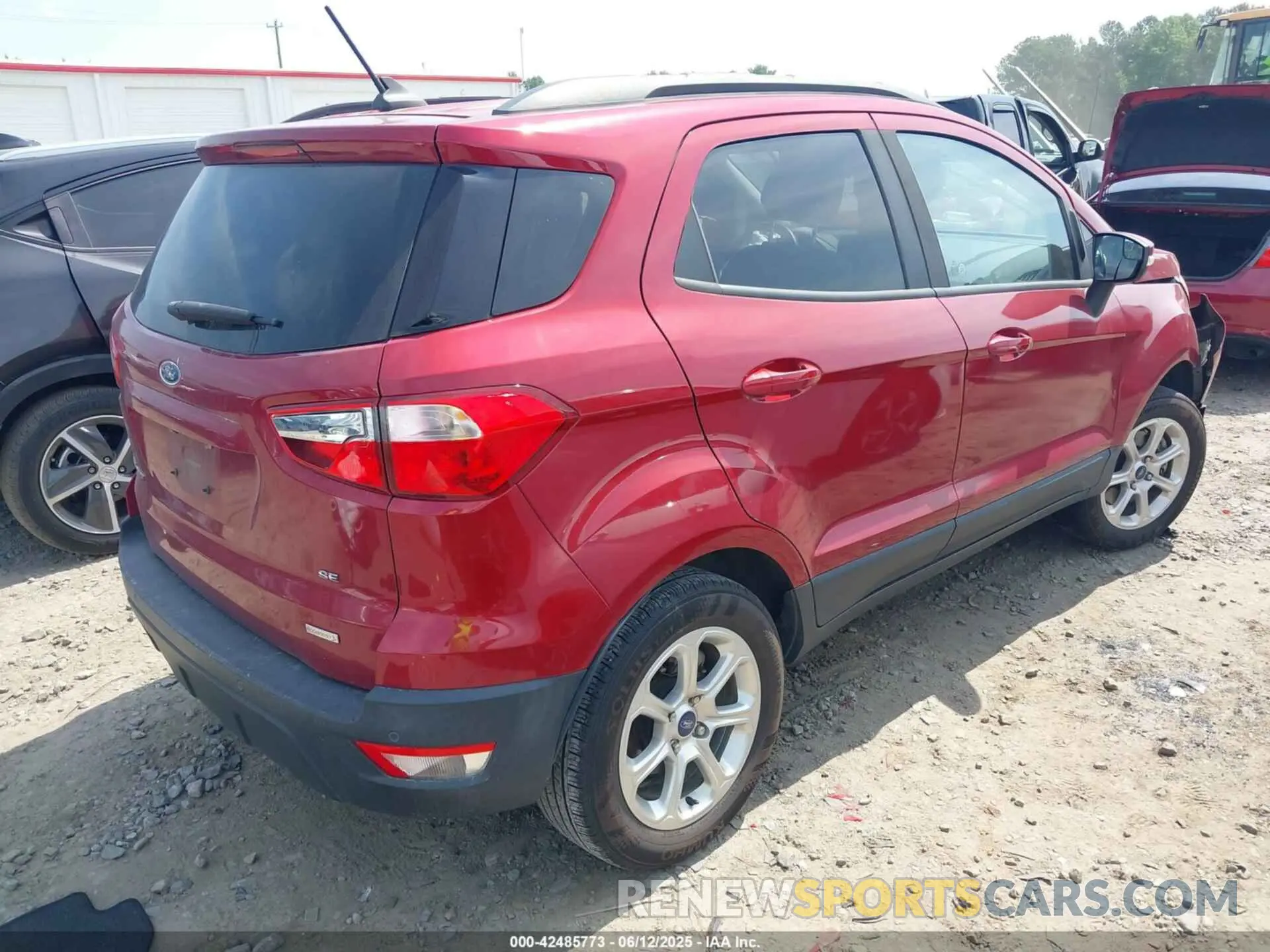 4 Photograph of a damaged car MAJ3S2GE9LC321872 FORD ECOSPORT 2020
