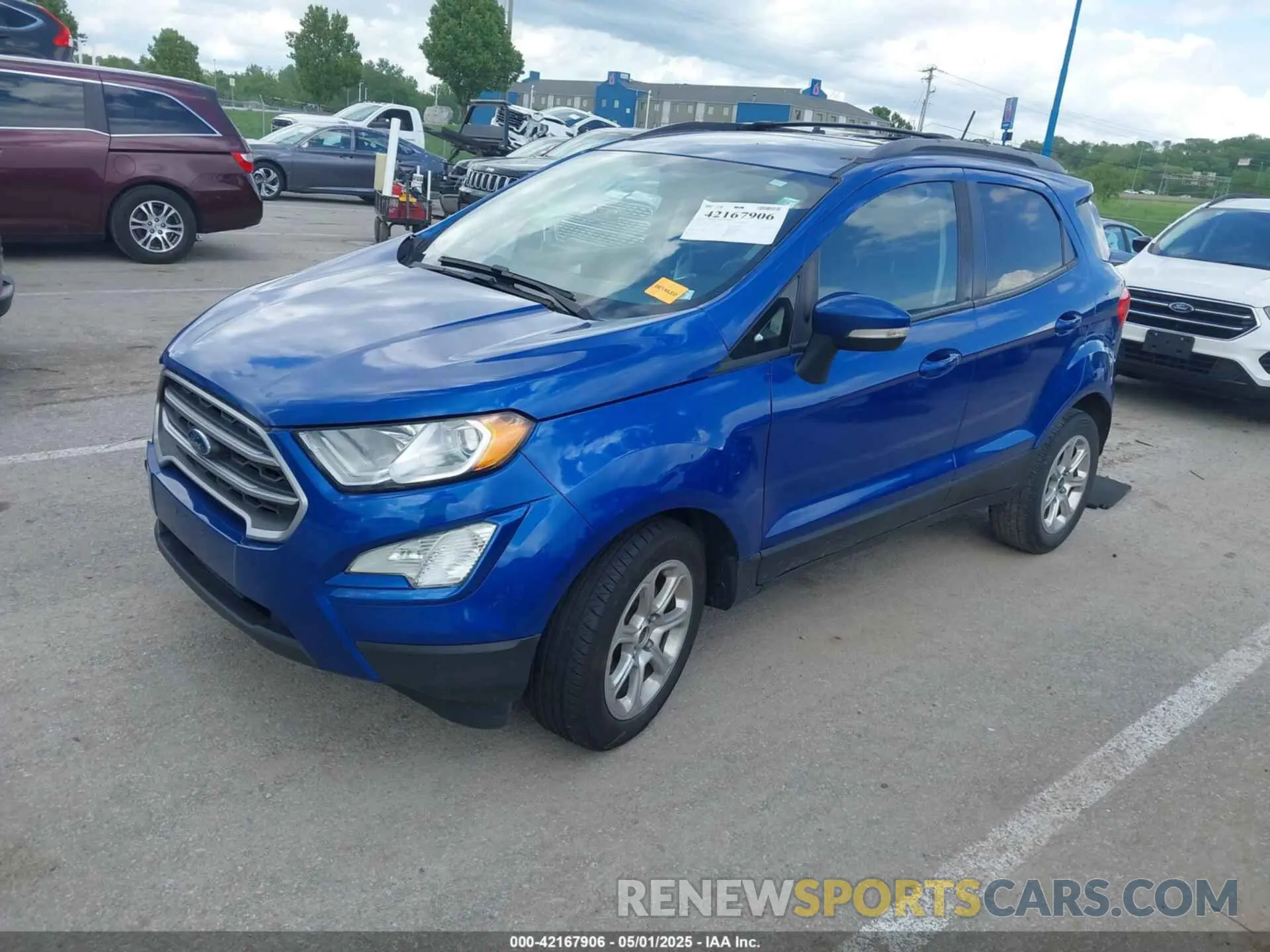2 Photograph of a damaged car MAJ3S2GE9LC326571 FORD ECOSPORT 2020