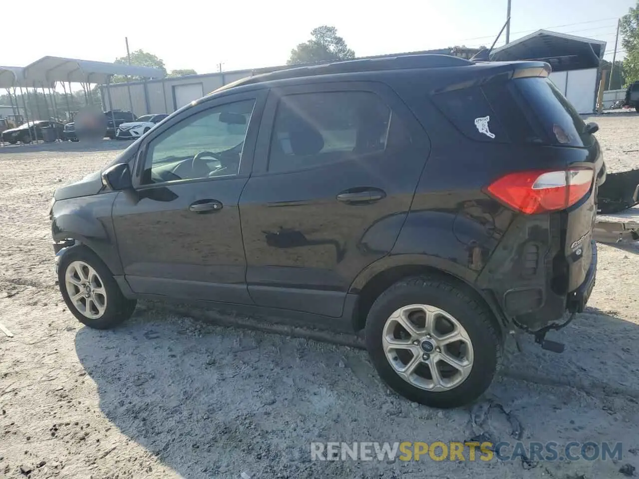 2 Photograph of a damaged car MAJ3S2GE9LC352216 FORD ECOSPORT 2020