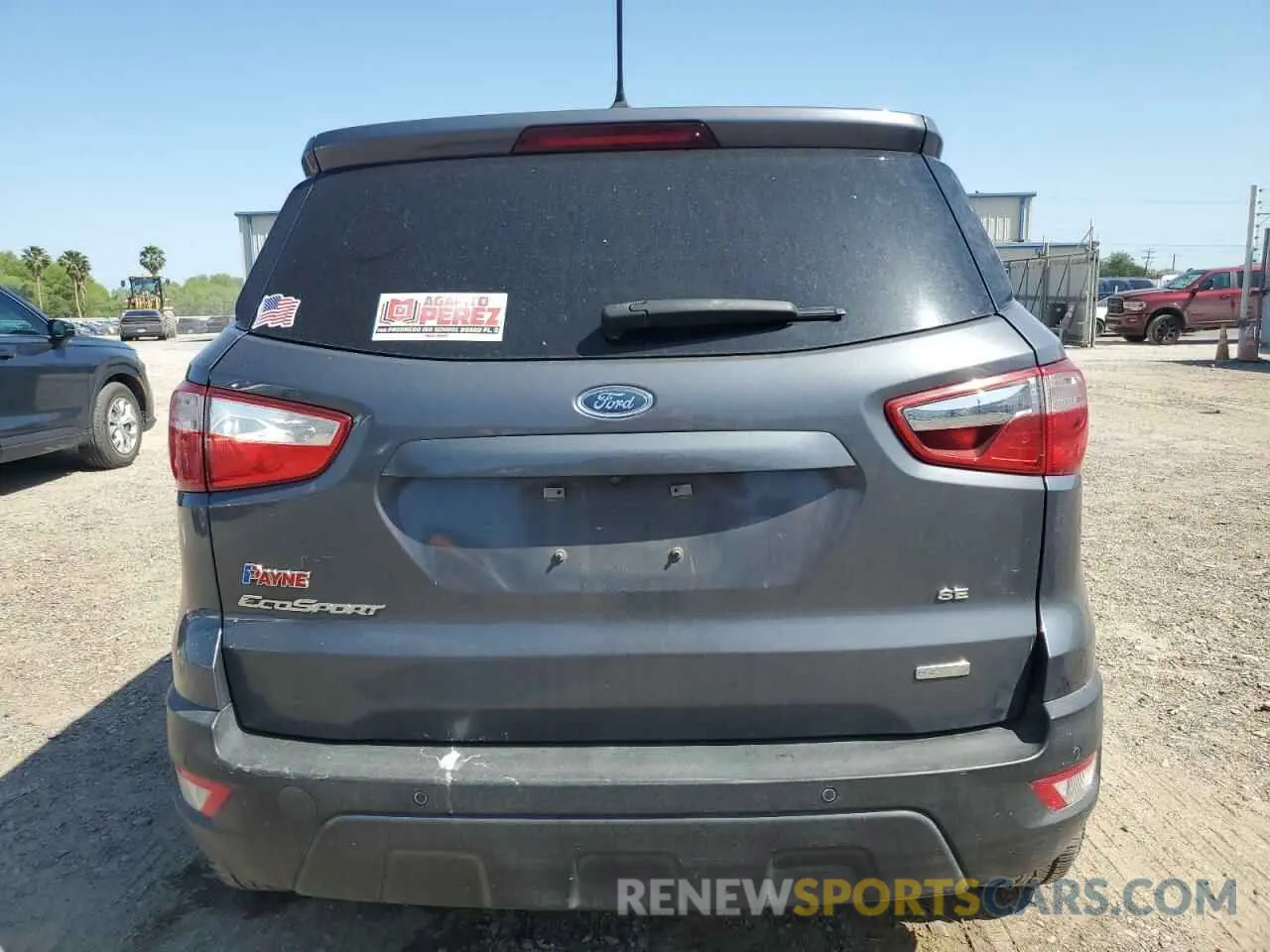 6 Photograph of a damaged car MAJ3S2GE9LC355648 FORD ECOSPORT 2020