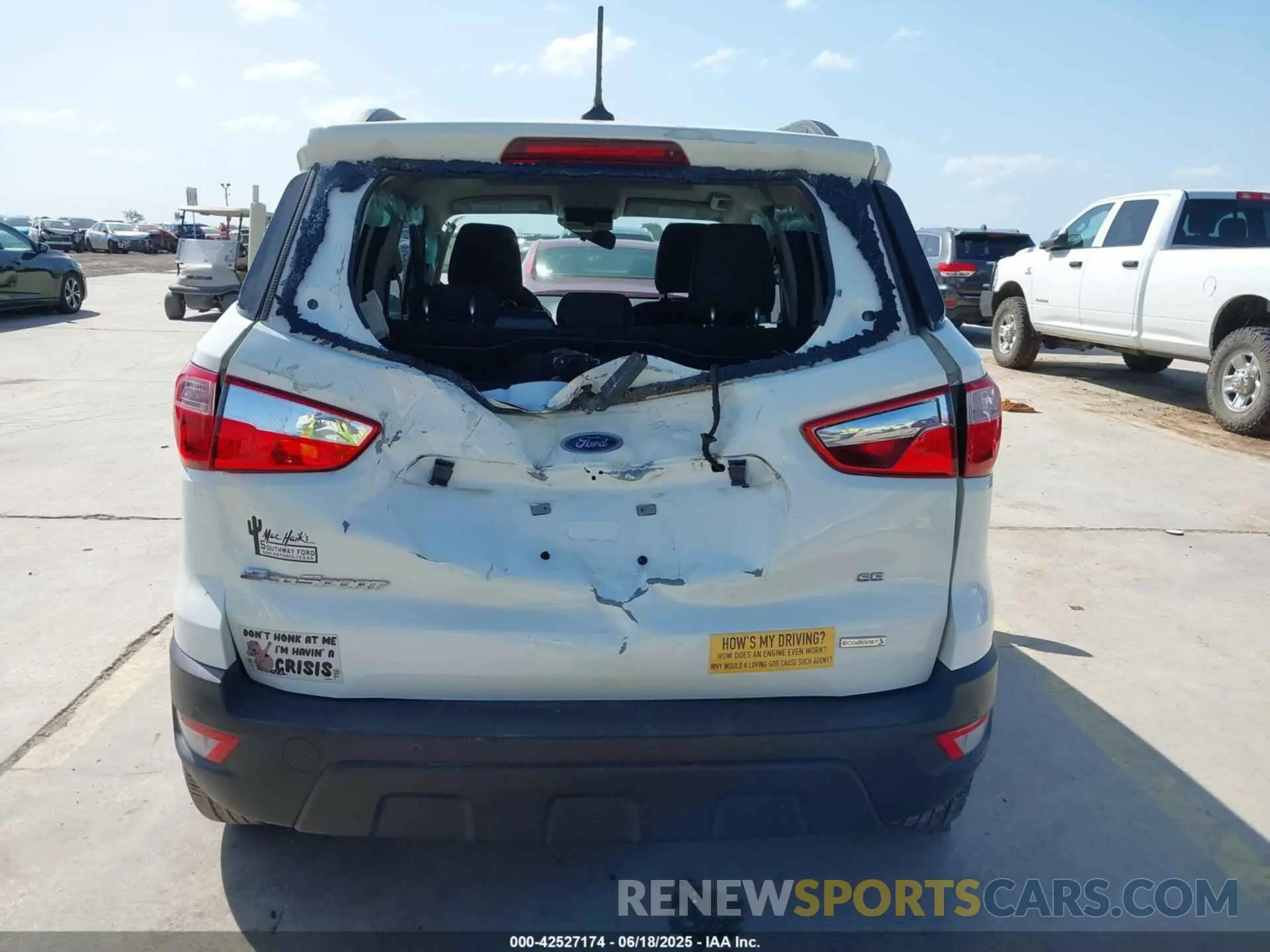 16 Photograph of a damaged car MAJ3S2GE9LC384907 FORD ECOSPORT 2020