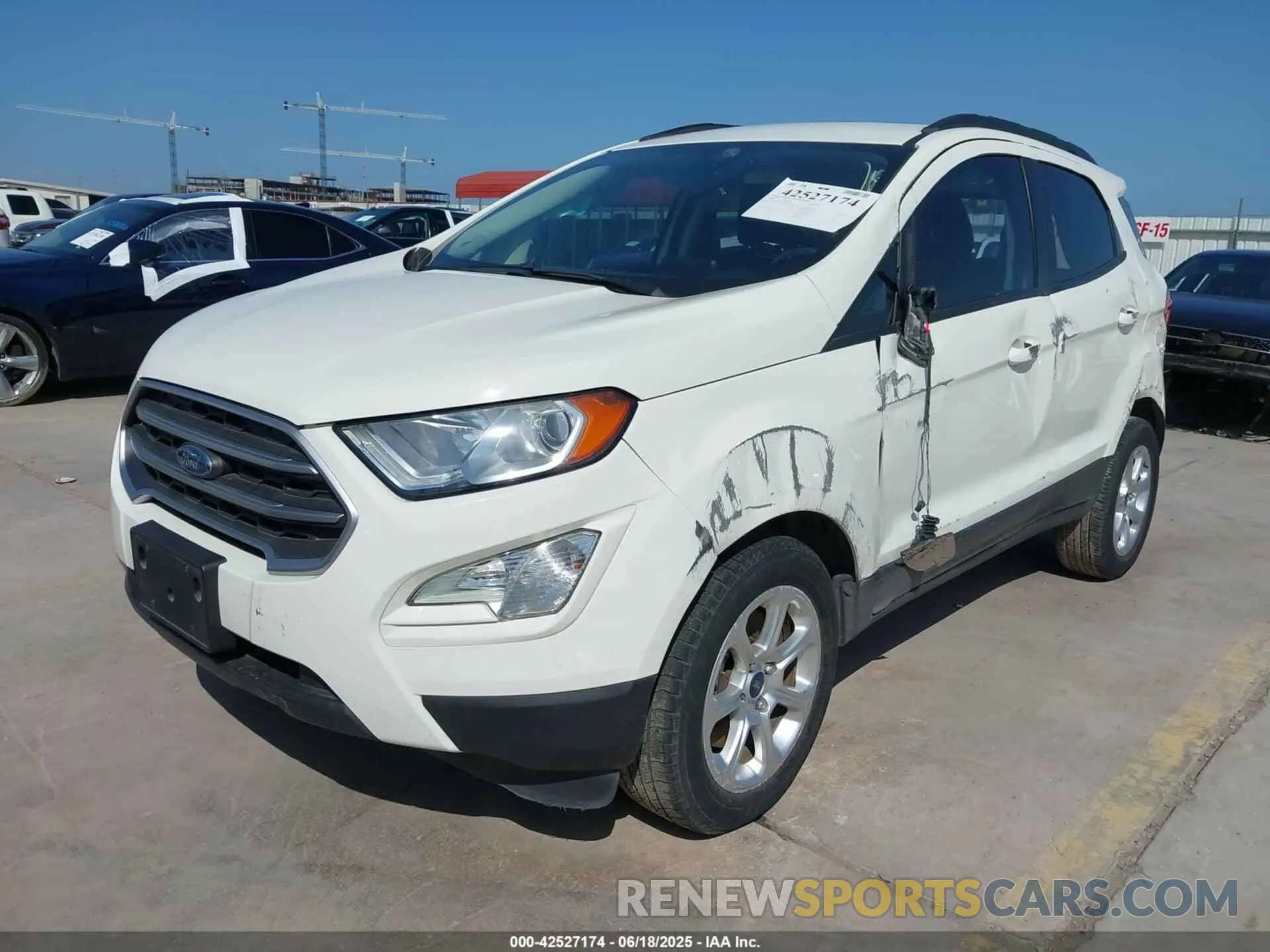 2 Photograph of a damaged car MAJ3S2GE9LC384907 FORD ECOSPORT 2020