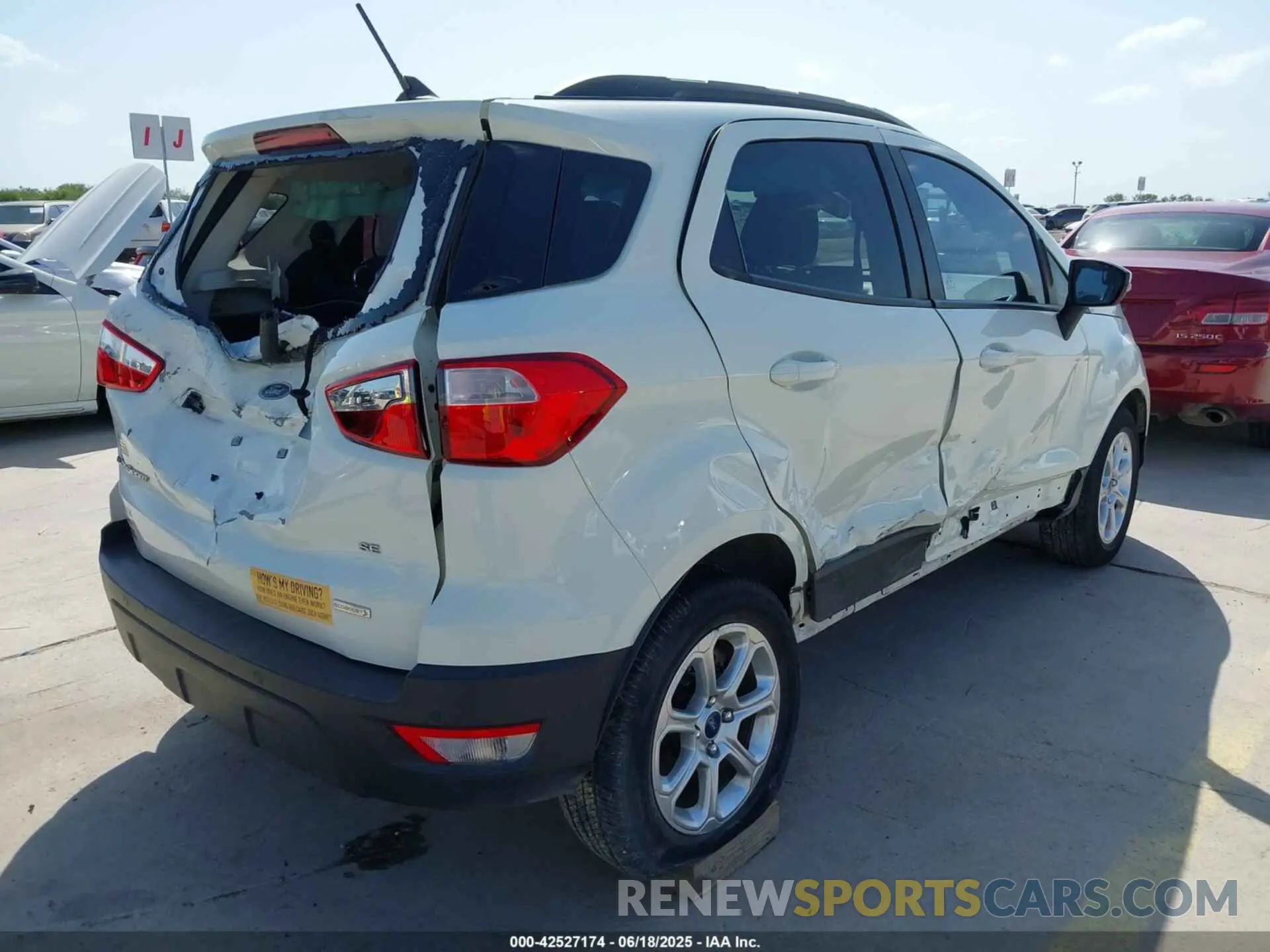 4 Photograph of a damaged car MAJ3S2GE9LC384907 FORD ECOSPORT 2020
