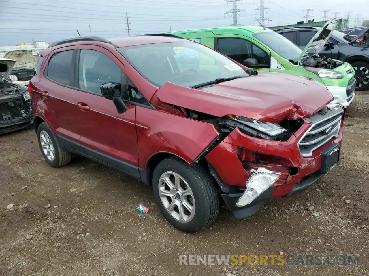 4 Photograph of a damaged car MAJ3S2GEXLC317653 FORD ECOSPORT 2020