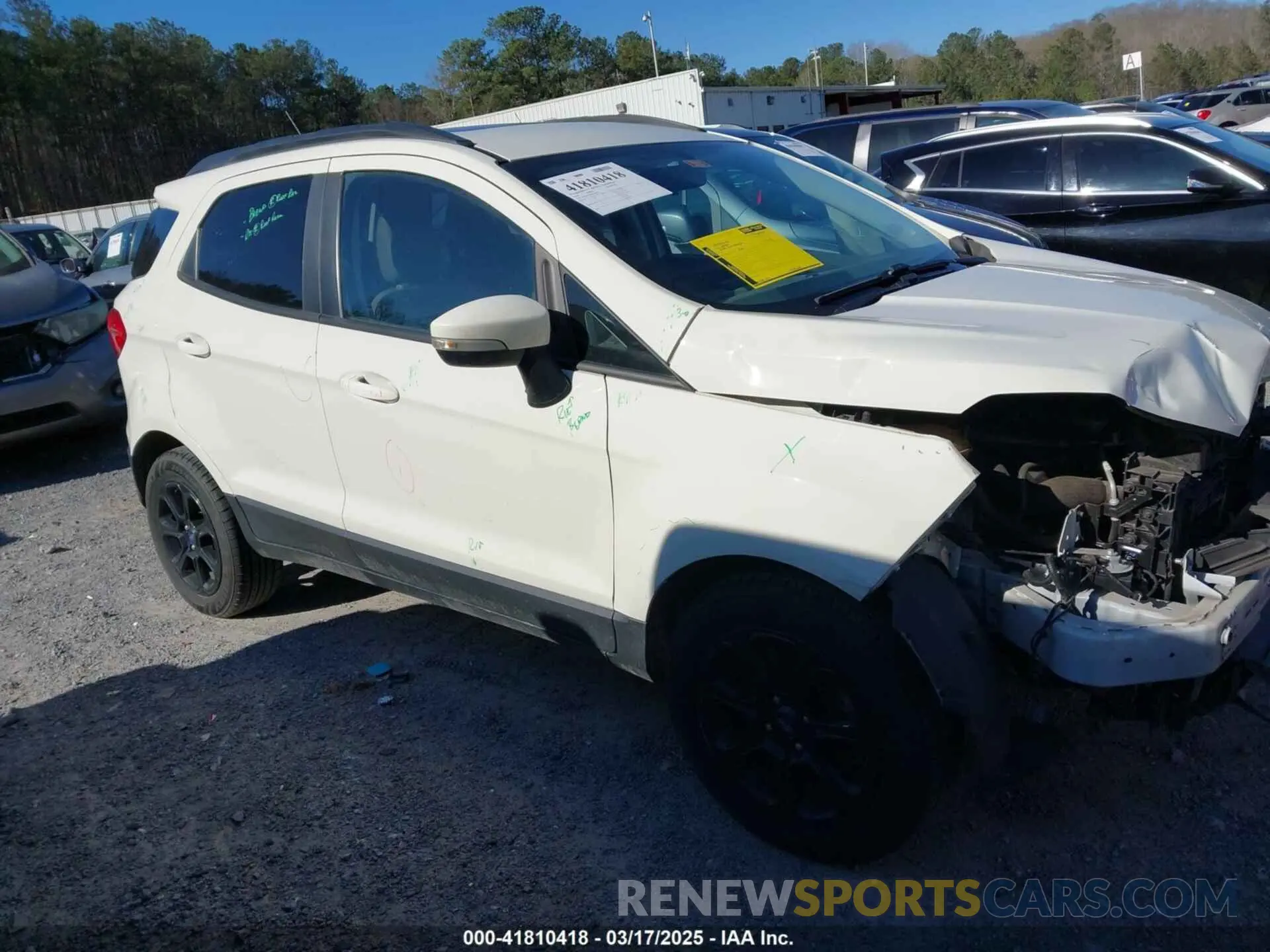 13 Photograph of a damaged car MAJ3S2GEXLC330158 FORD ECOSPORT 2020