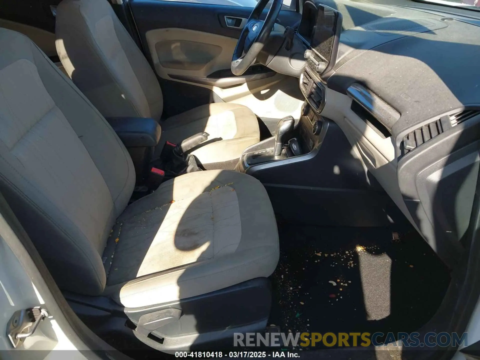 5 Photograph of a damaged car MAJ3S2GEXLC330158 FORD ECOSPORT 2020