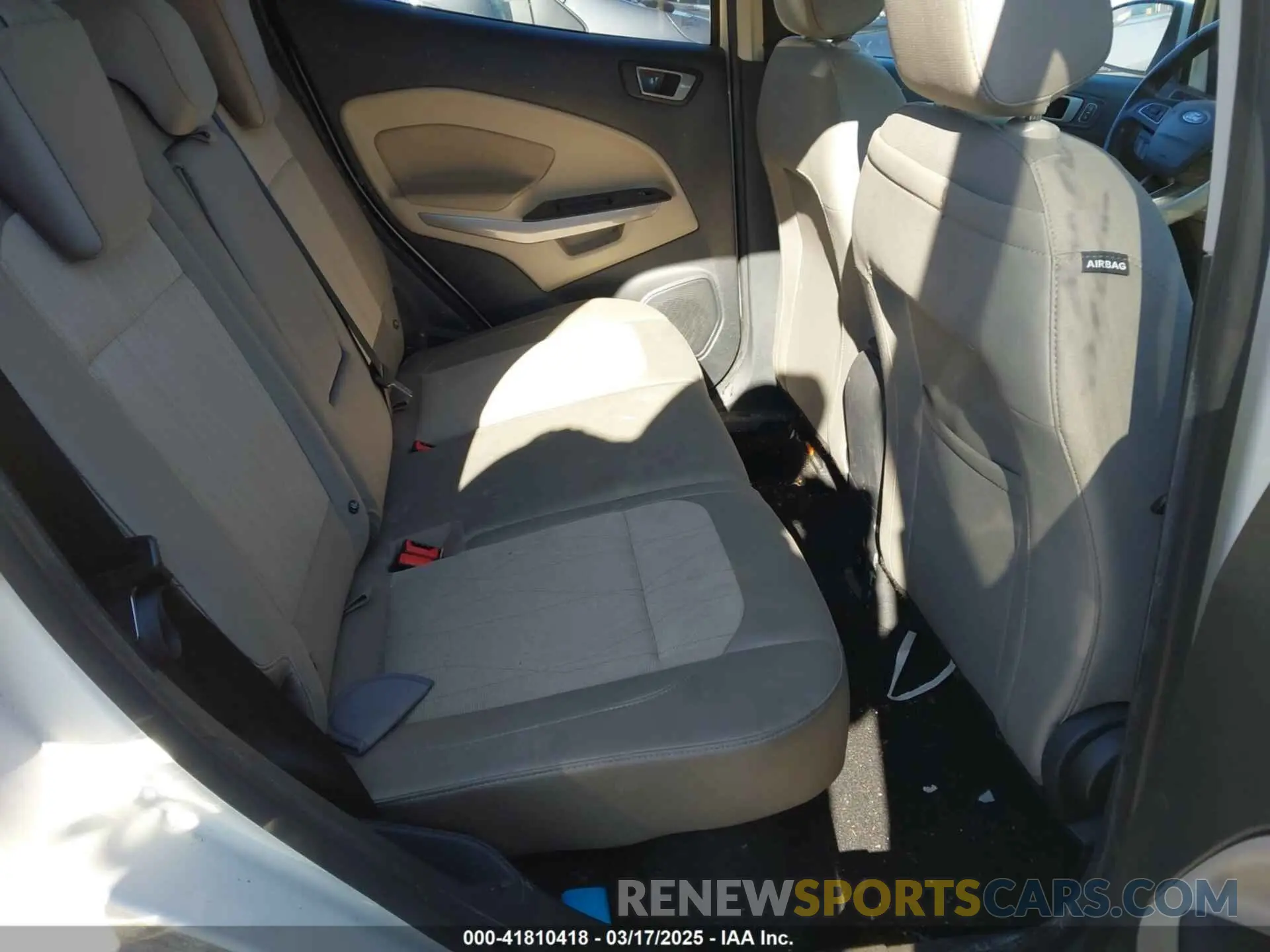 8 Photograph of a damaged car MAJ3S2GEXLC330158 FORD ECOSPORT 2020