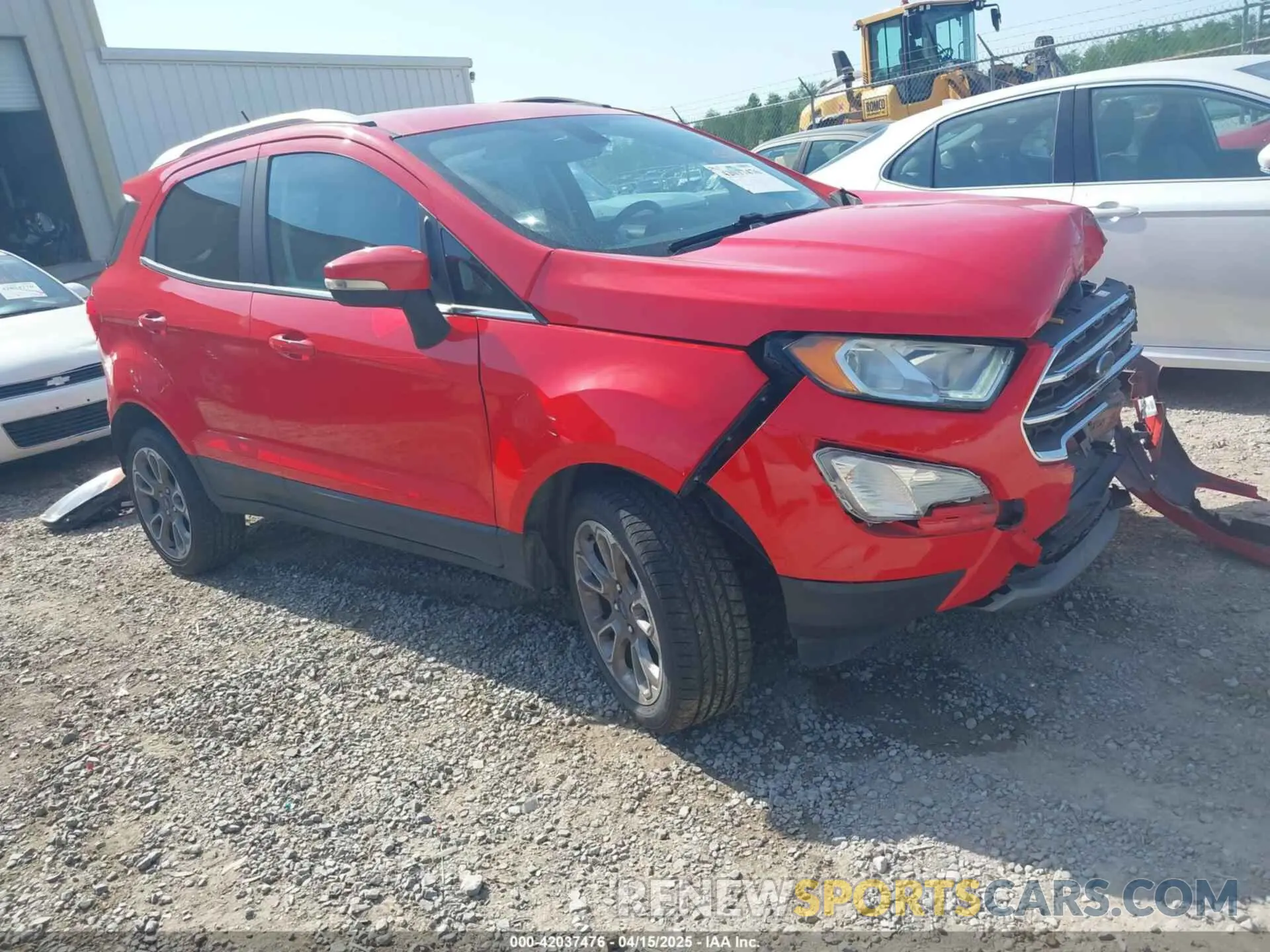1 Photograph of a damaged car MAJ3S2KE2LC343672 FORD ECOSPORT 2020