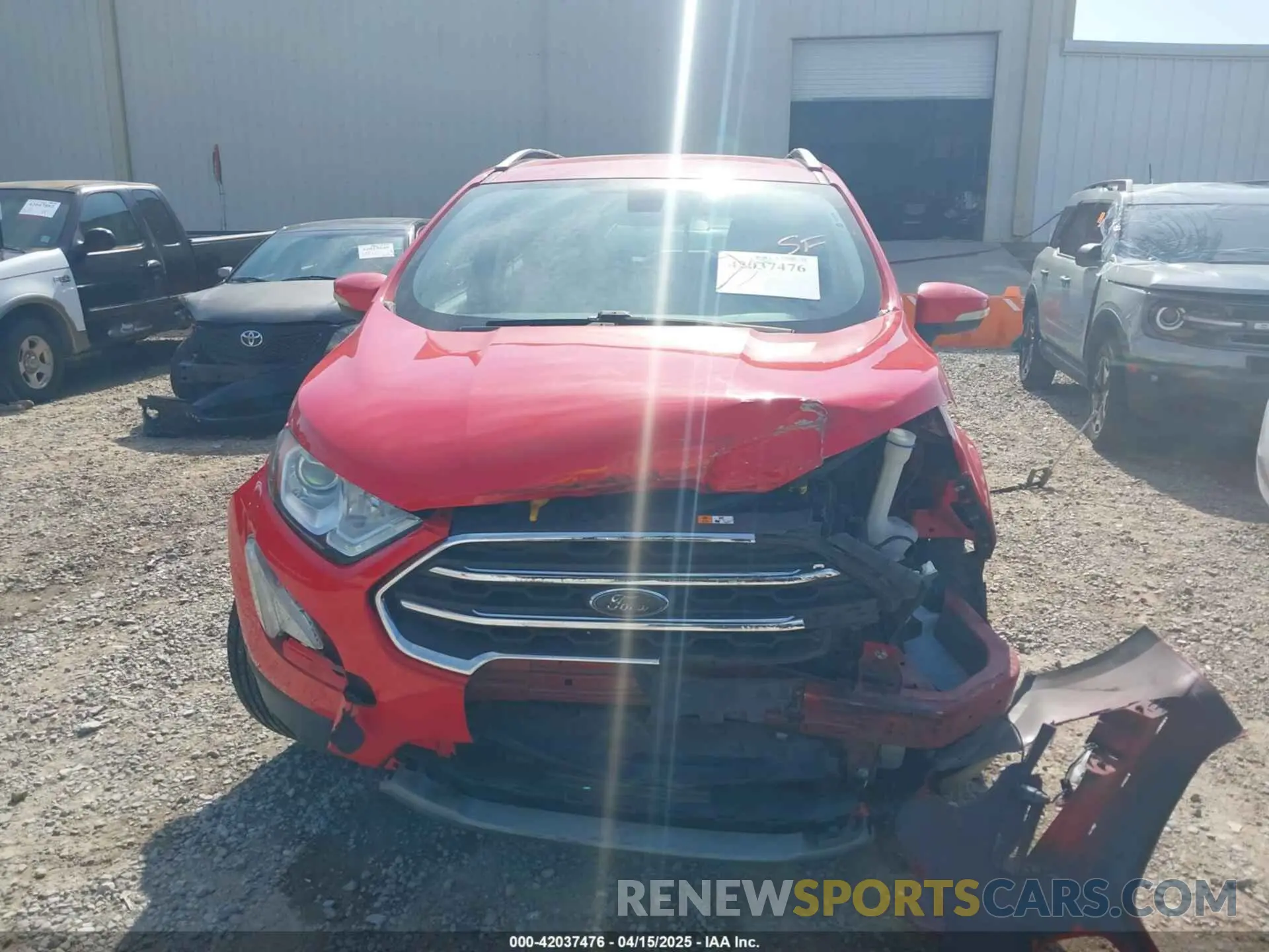 13 Photograph of a damaged car MAJ3S2KE2LC343672 FORD ECOSPORT 2020