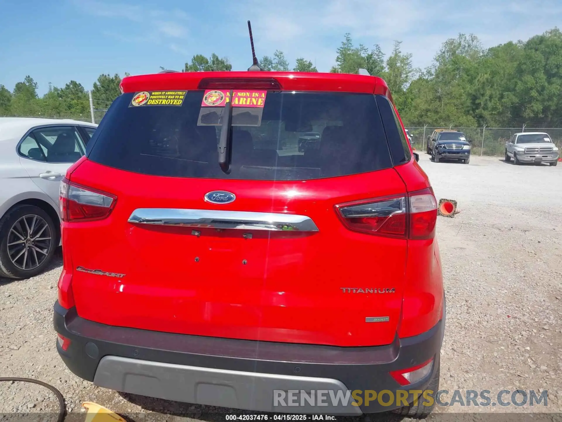 17 Photograph of a damaged car MAJ3S2KE2LC343672 FORD ECOSPORT 2020