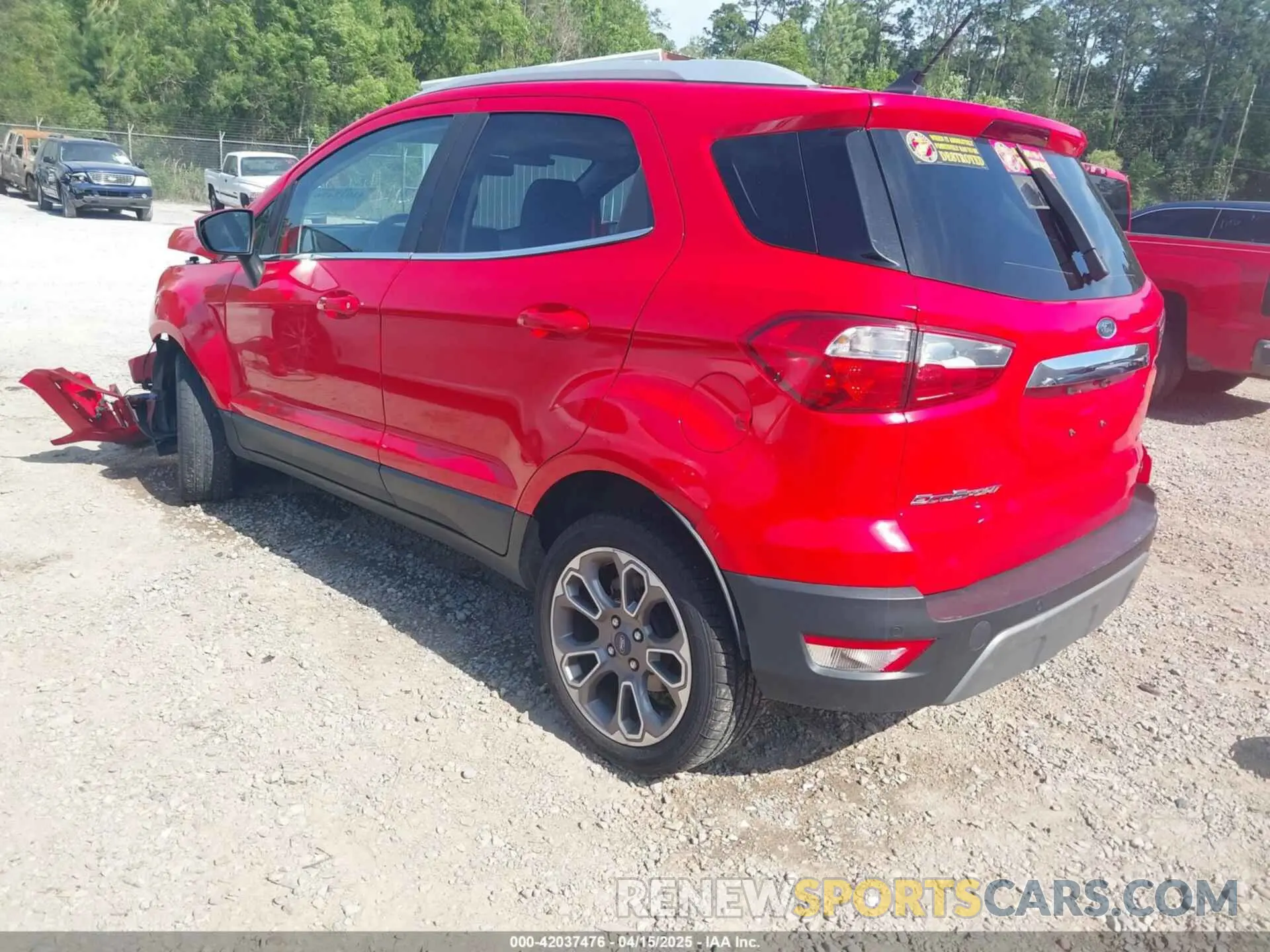 3 Photograph of a damaged car MAJ3S2KE2LC343672 FORD ECOSPORT 2020