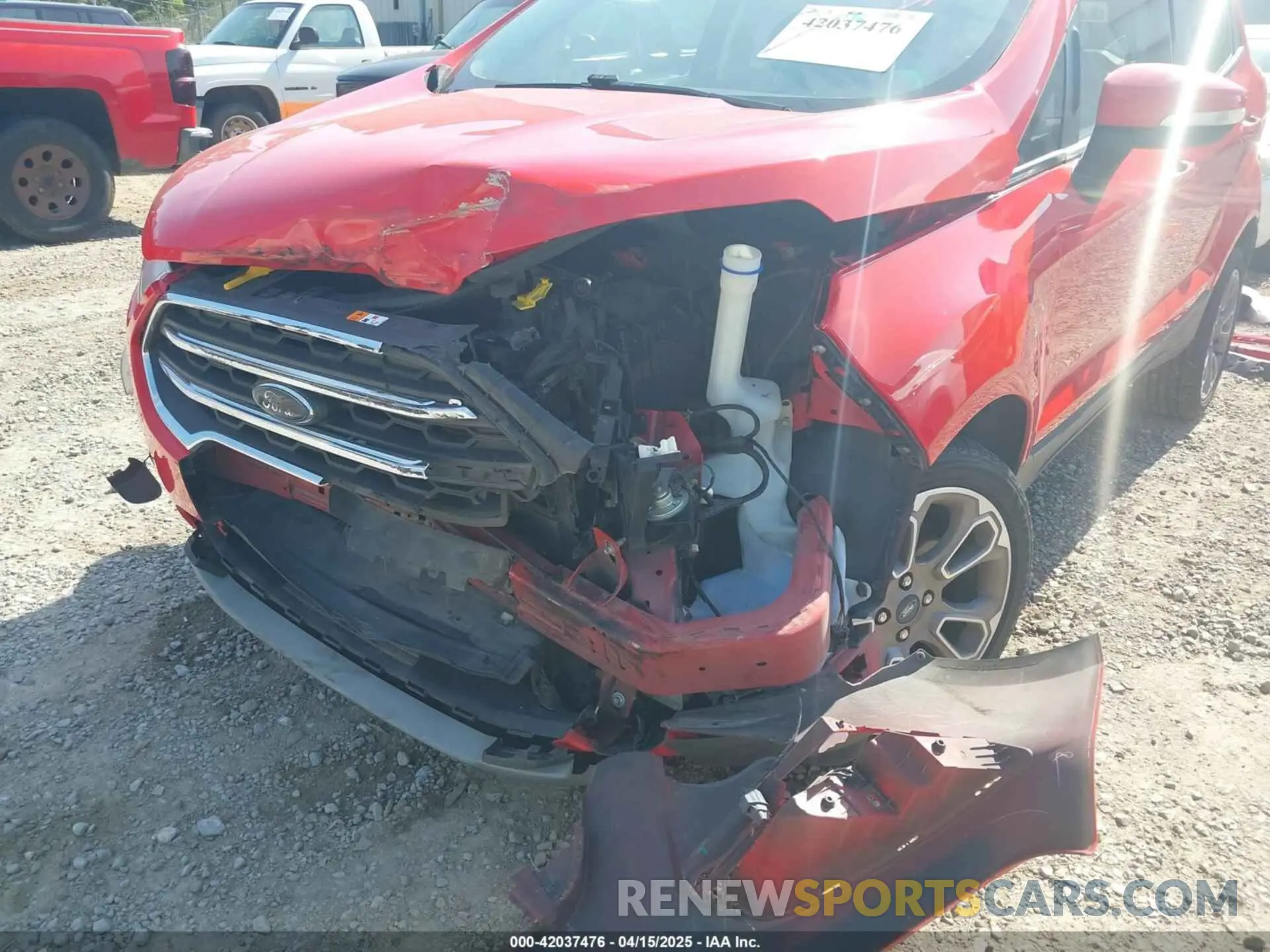6 Photograph of a damaged car MAJ3S2KE2LC343672 FORD ECOSPORT 2020