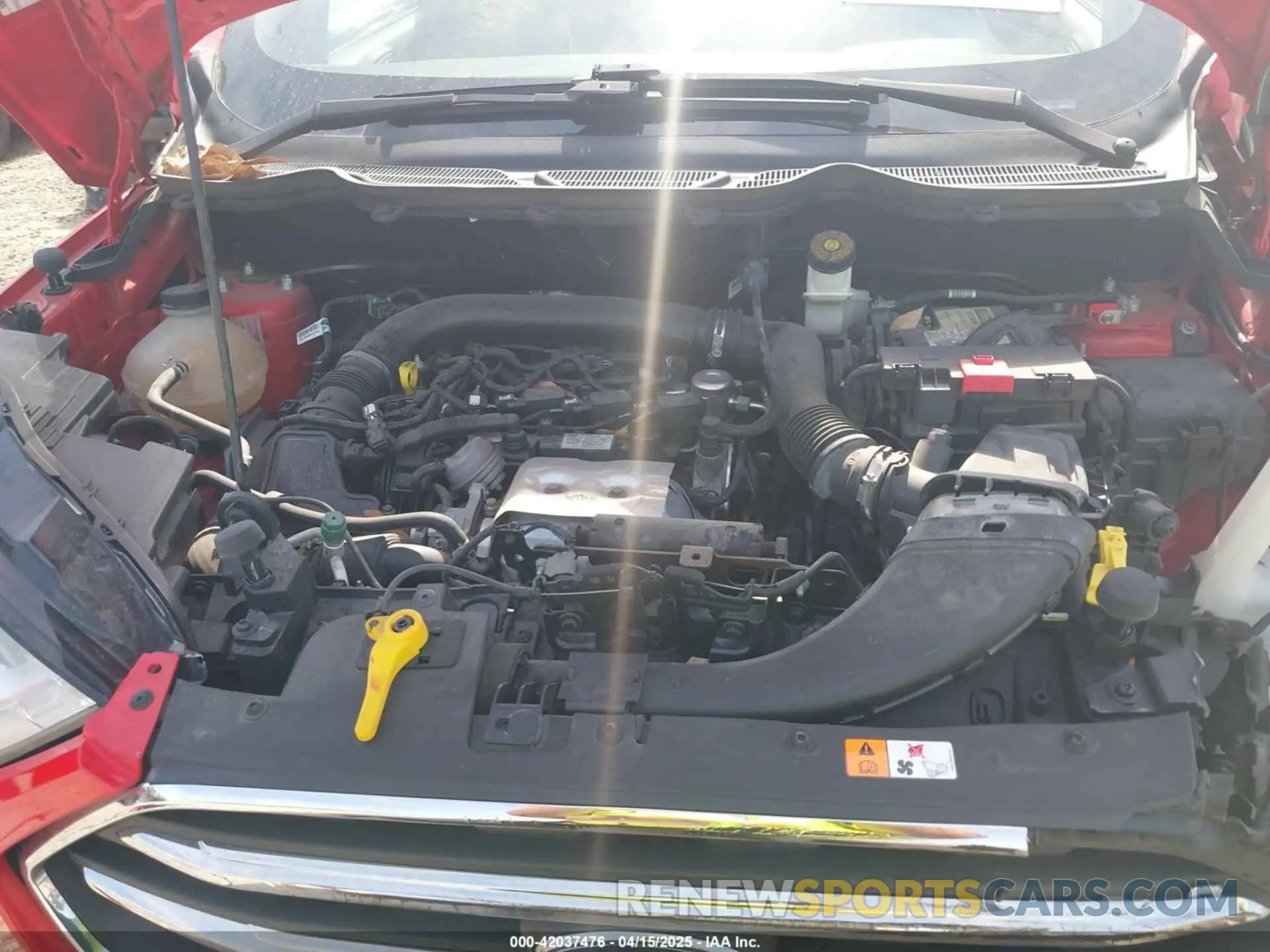 9 Photograph of a damaged car MAJ3S2KE2LC343672 FORD ECOSPORT 2020