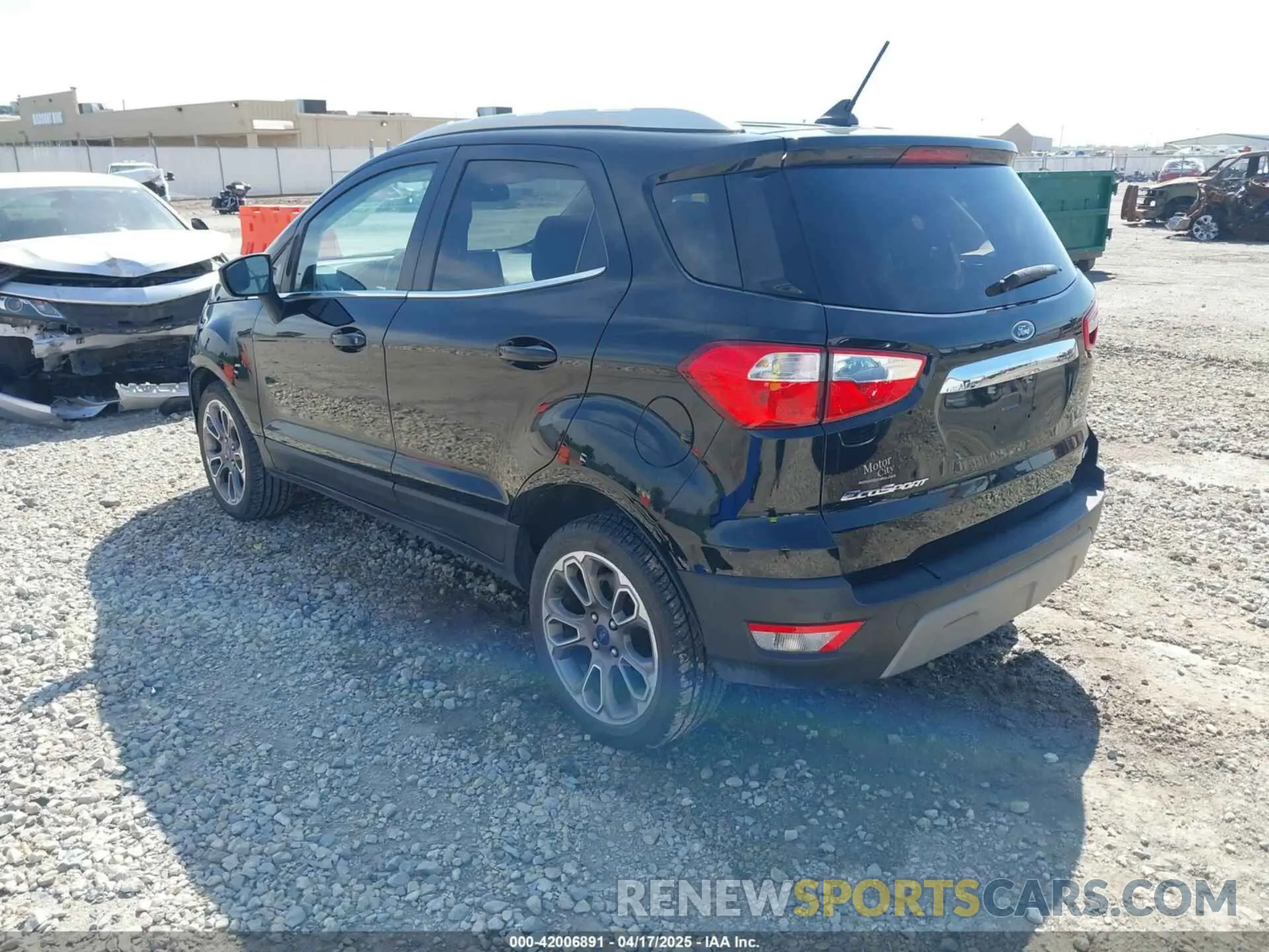 3 Photograph of a damaged car MAJ3S2KE8LC327685 FORD ECOSPORT 2020