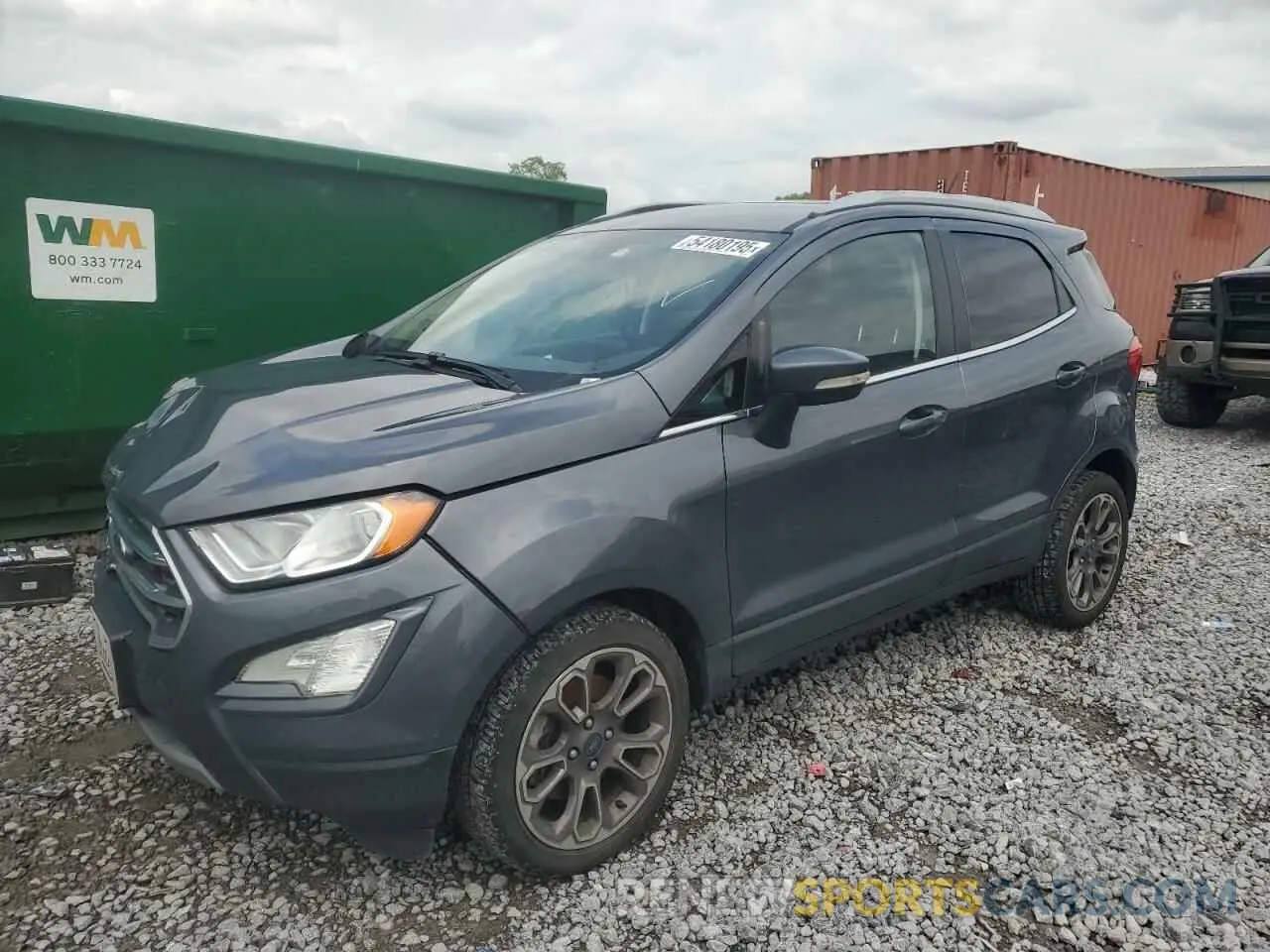 1 Photograph of a damaged car MAJ3S2KE9LC318428 FORD ECOSPORT 2020