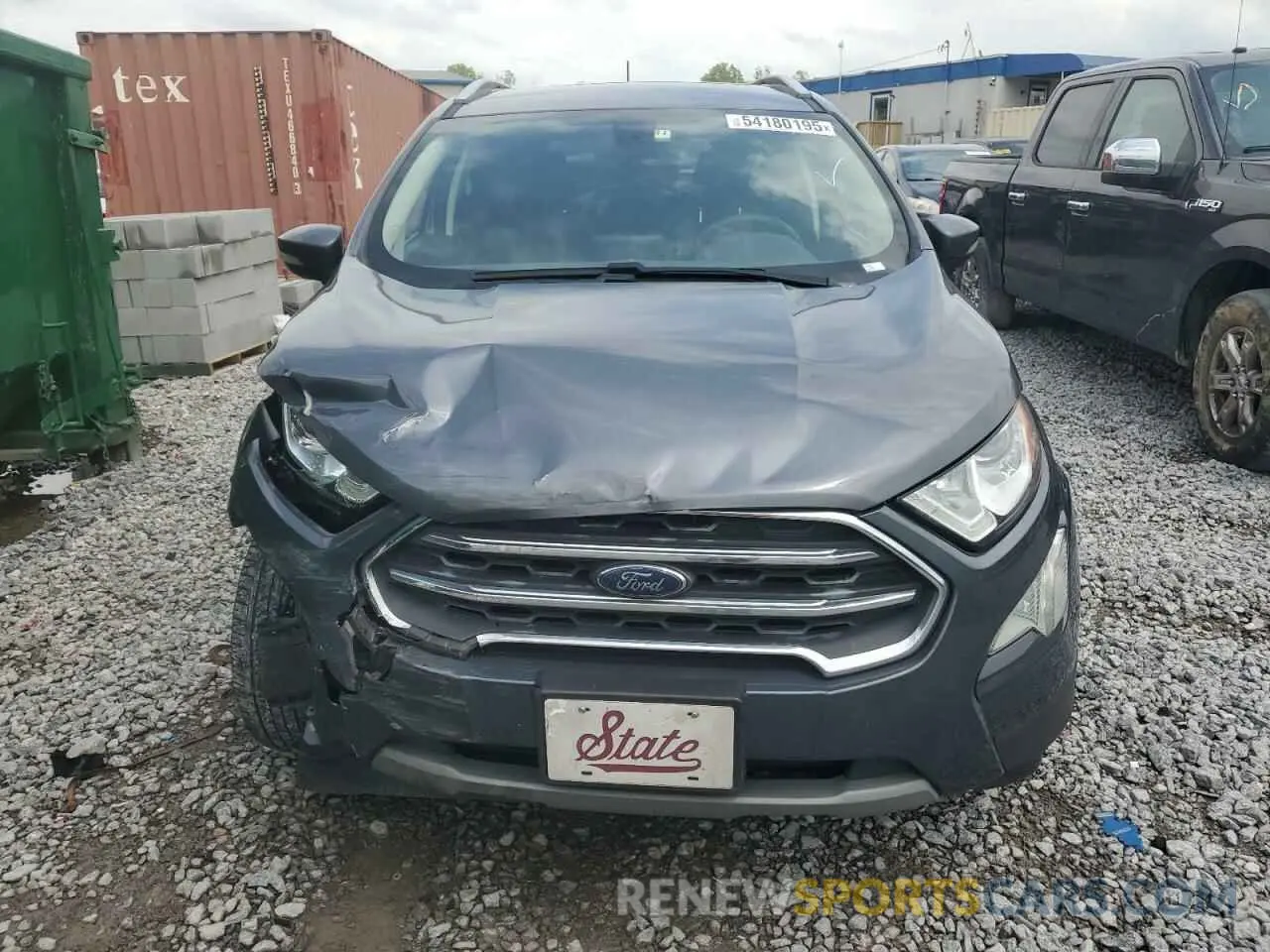 5 Photograph of a damaged car MAJ3S2KE9LC318428 FORD ECOSPORT 2020