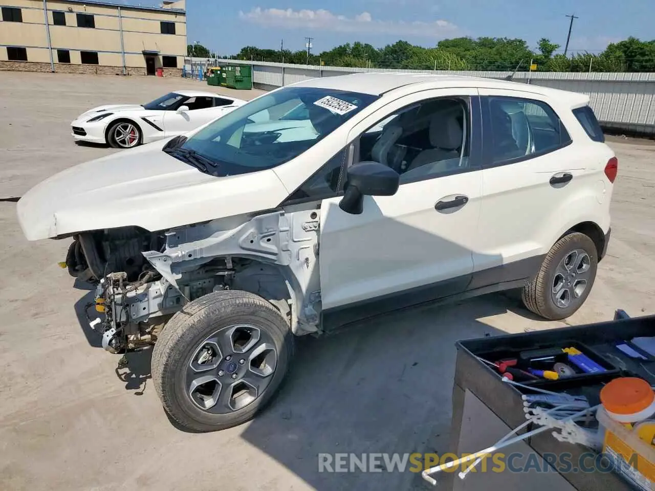 1 Photograph of a damaged car MAJ6S3FL1LC362743 FORD ECOSPORT 2020