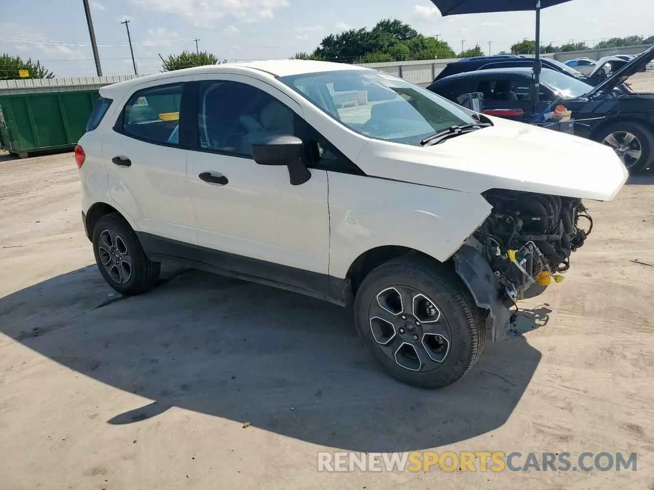 4 Photograph of a damaged car MAJ6S3FL1LC362743 FORD ECOSPORT 2020