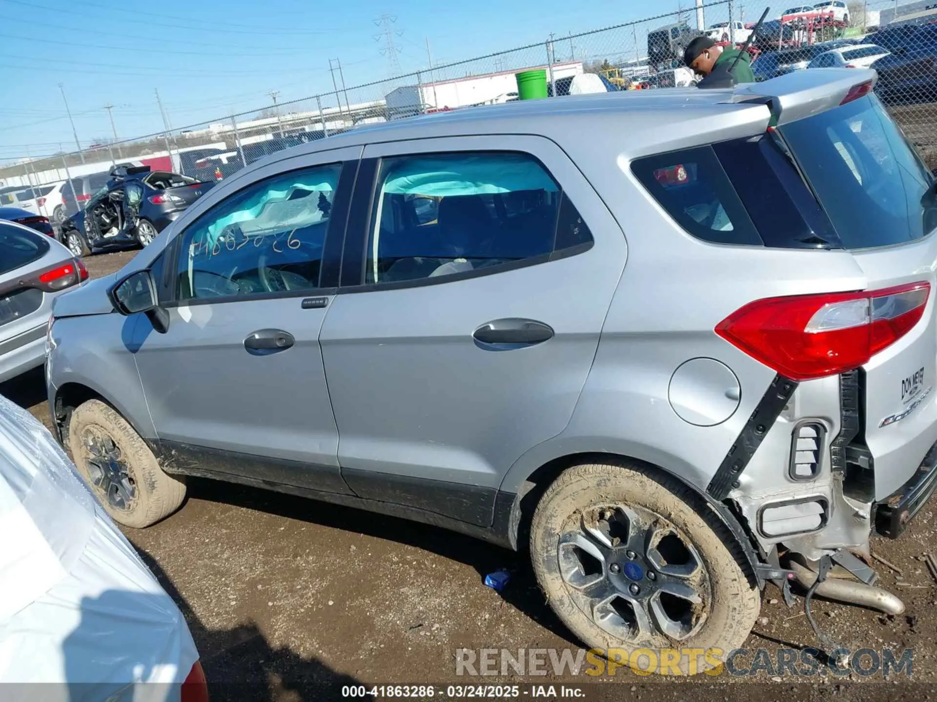 14 Photograph of a damaged car MAJ6S3FL3LC313897 FORD ECOSPORT 2020