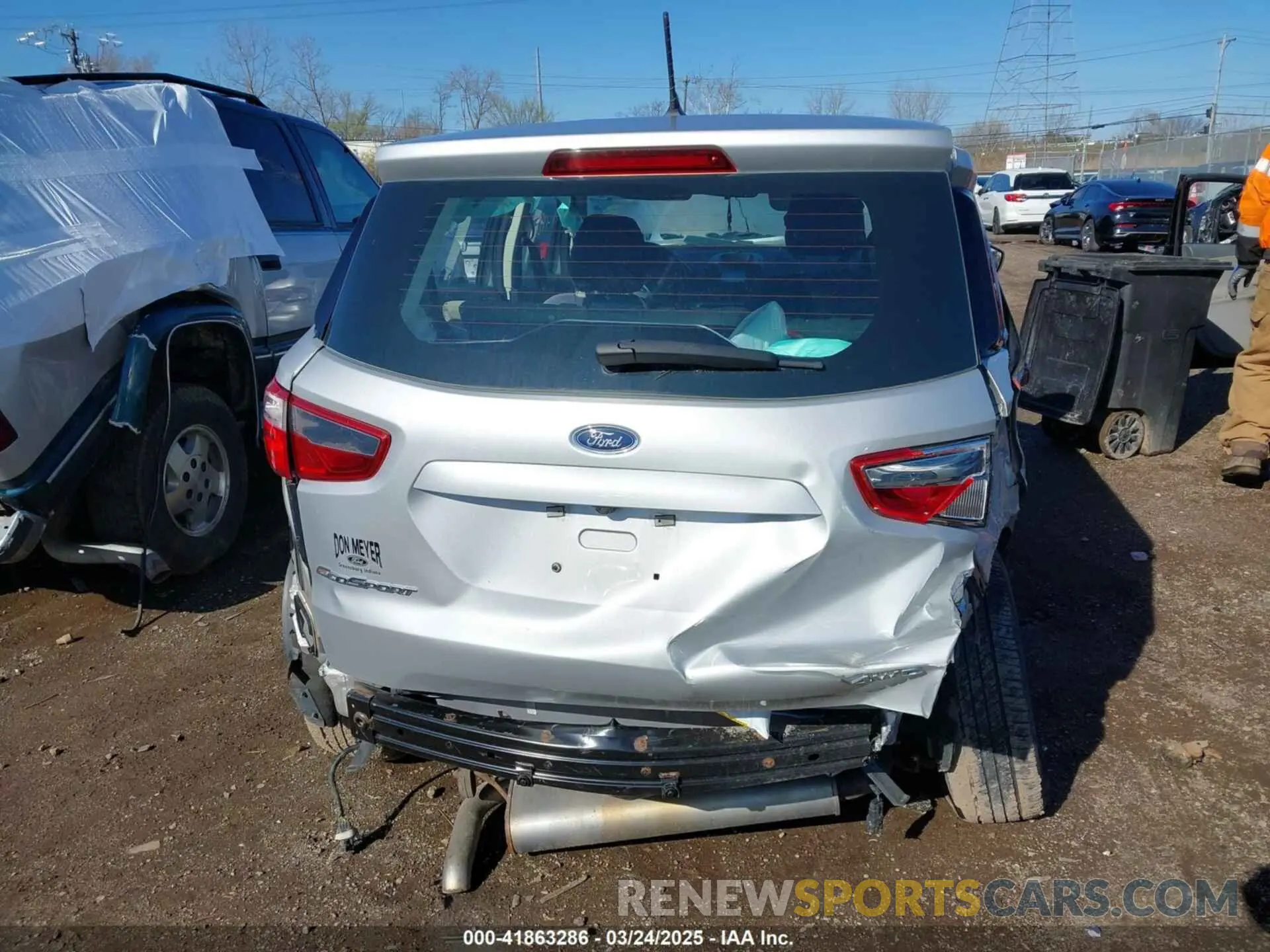16 Photograph of a damaged car MAJ6S3FL3LC313897 FORD ECOSPORT 2020