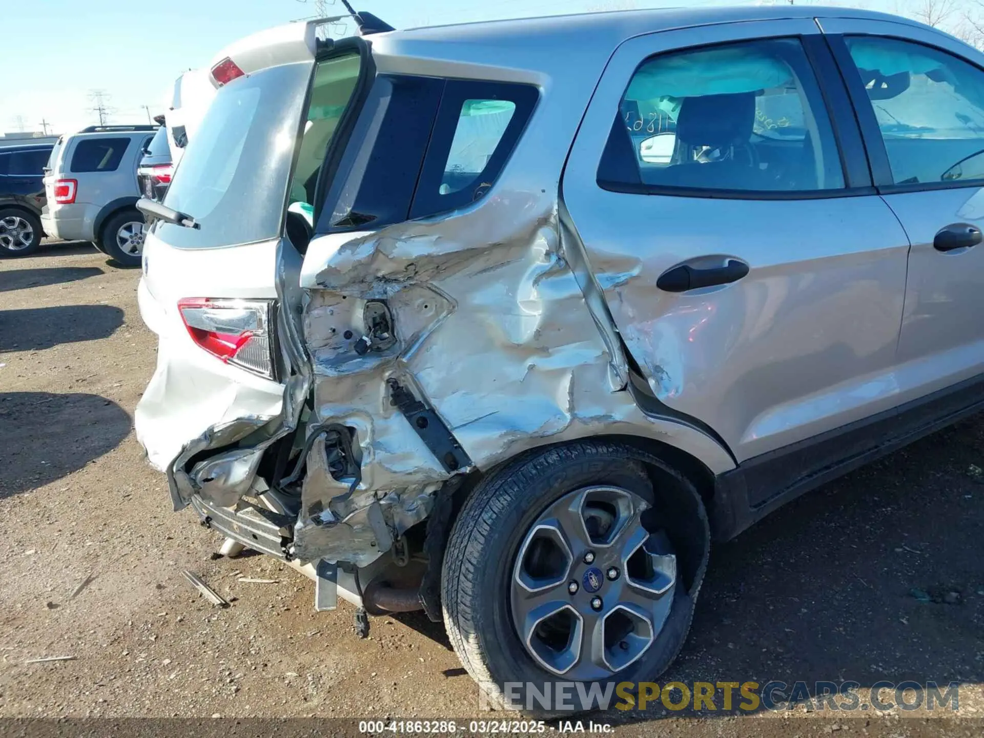 6 Photograph of a damaged car MAJ6S3FL3LC313897 FORD ECOSPORT 2020