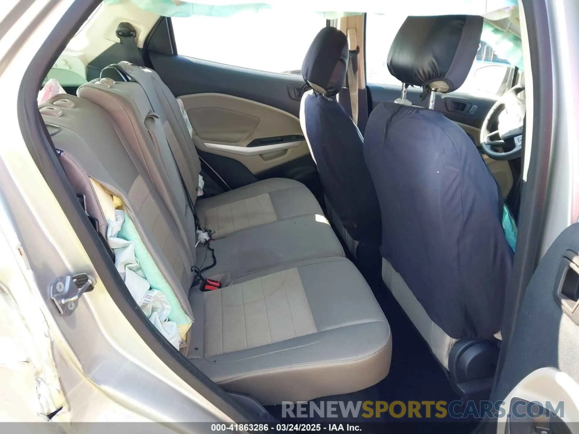 8 Photograph of a damaged car MAJ6S3FL3LC313897 FORD ECOSPORT 2020