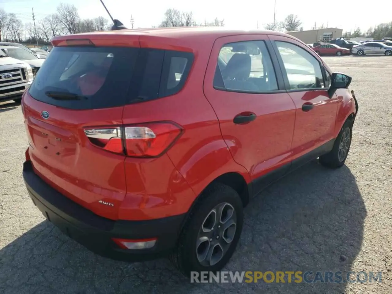 4 Photograph of a damaged car MAJ6S3FL5LC319202 FORD ECOSPORT 2020