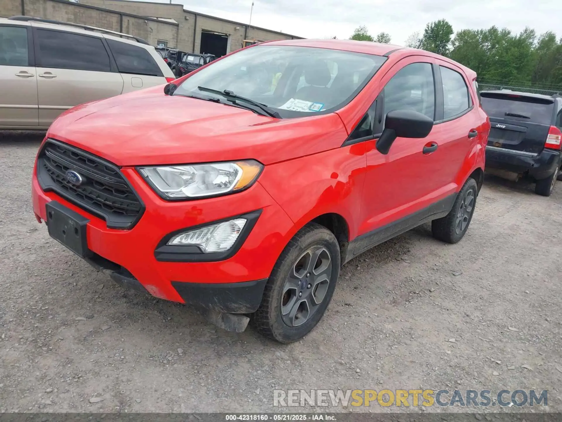 2 Photograph of a damaged car MAJ6S3FL5LC386611 FORD ECOSPORT 2020