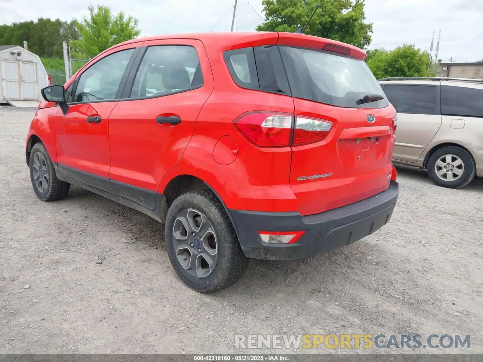3 Photograph of a damaged car MAJ6S3FL5LC386611 FORD ECOSPORT 2020