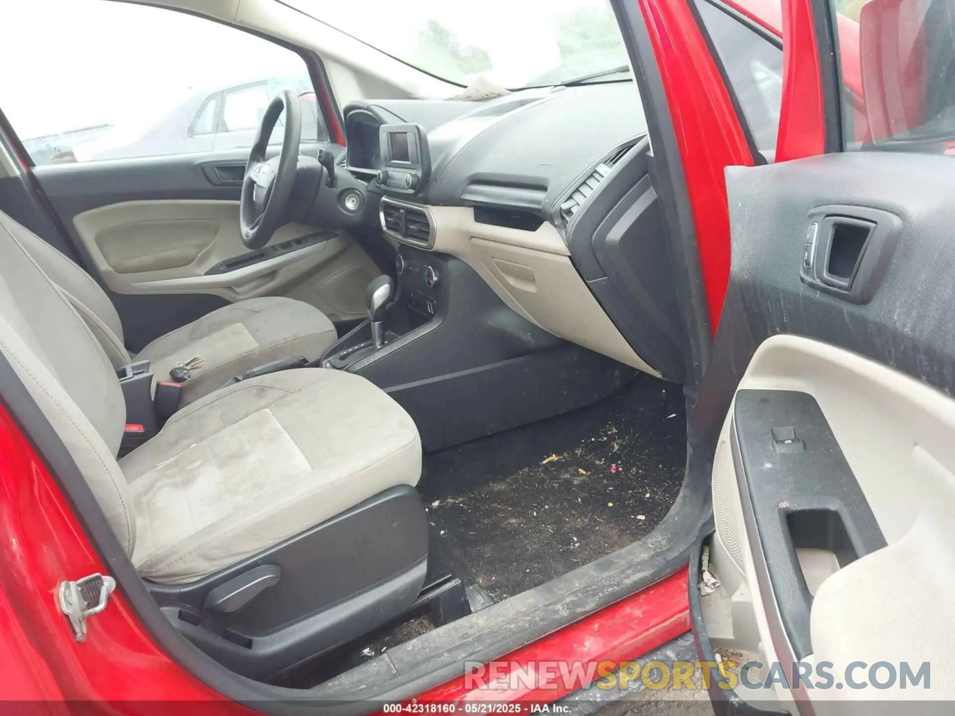 5 Photograph of a damaged car MAJ6S3FL5LC386611 FORD ECOSPORT 2020