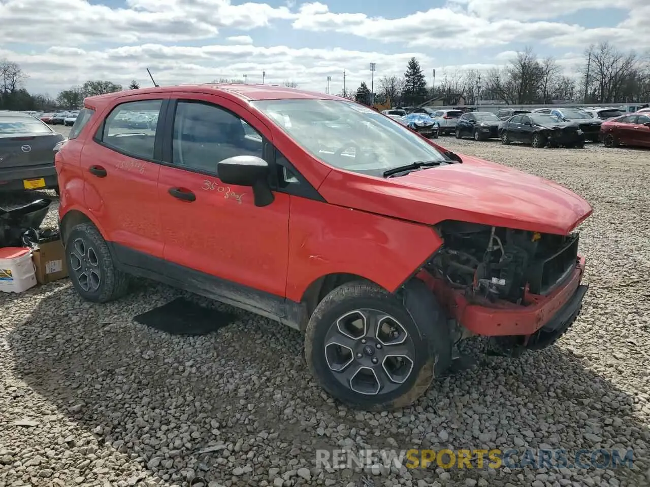 4 Photograph of a damaged car MAJ6S3FL6LC314137 FORD ECOSPORT 2020