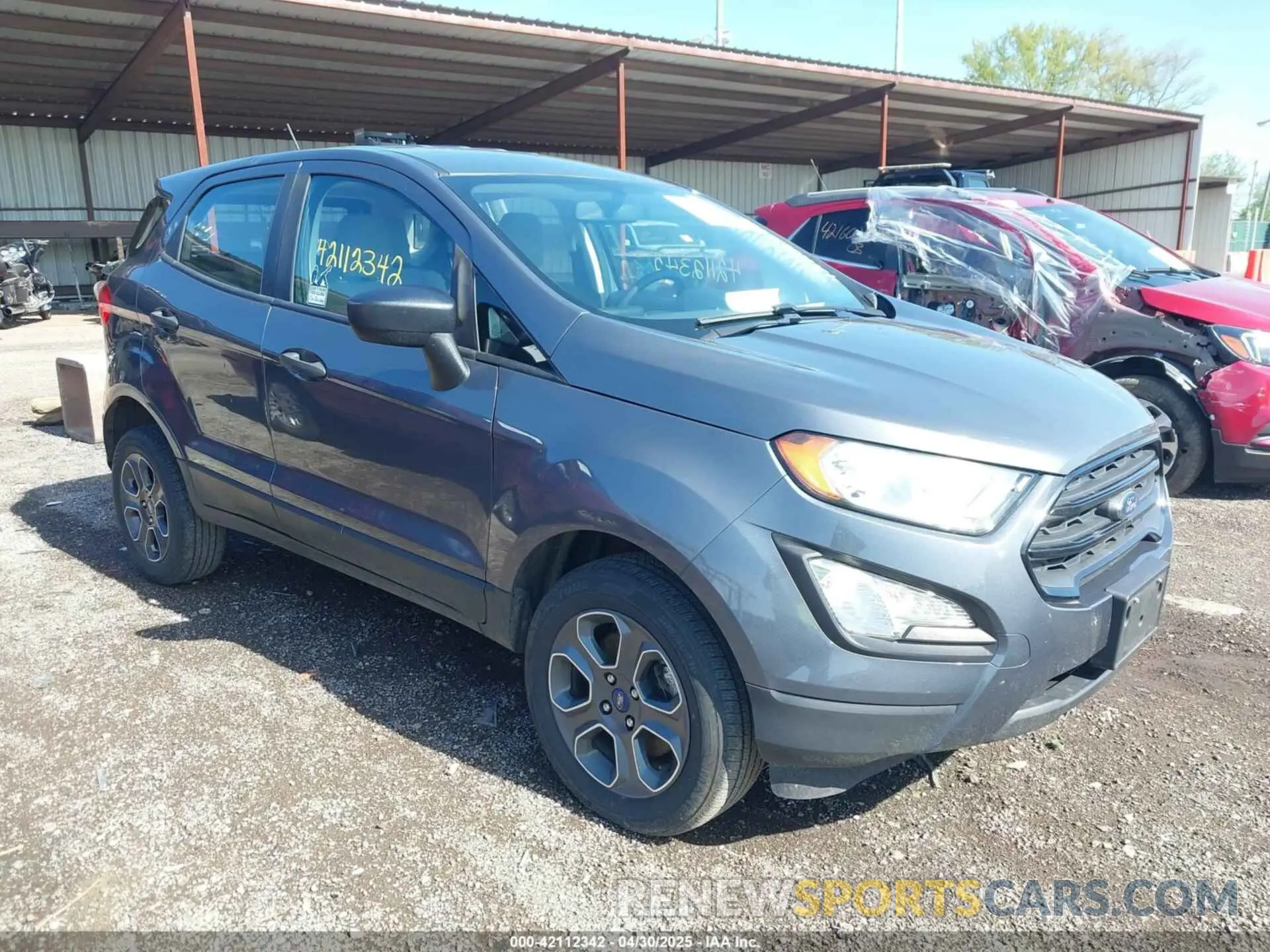 1 Photograph of a damaged car MAJ6S3FL6LC392160 FORD ECOSPORT 2020