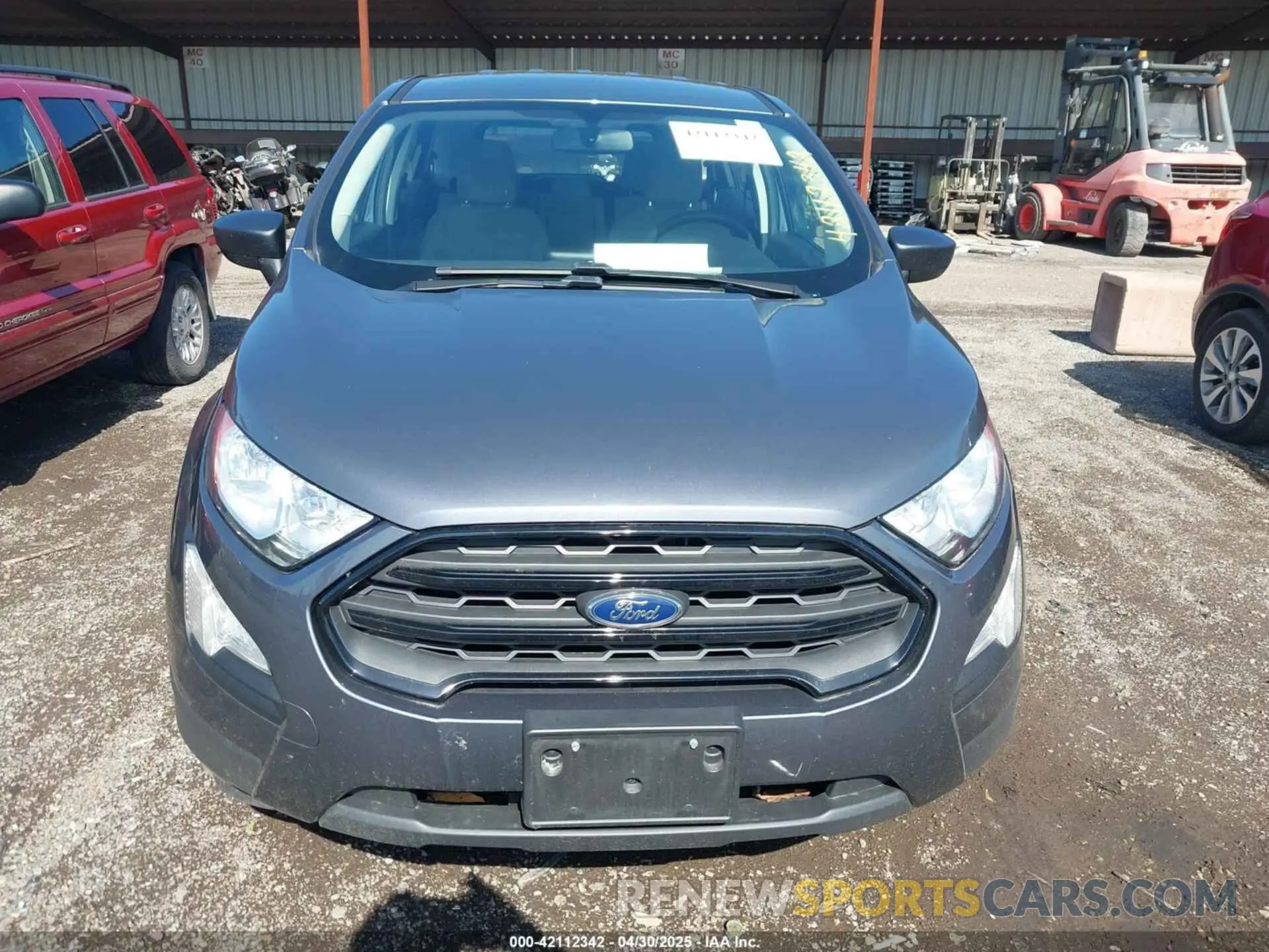 12 Photograph of a damaged car MAJ6S3FL6LC392160 FORD ECOSPORT 2020