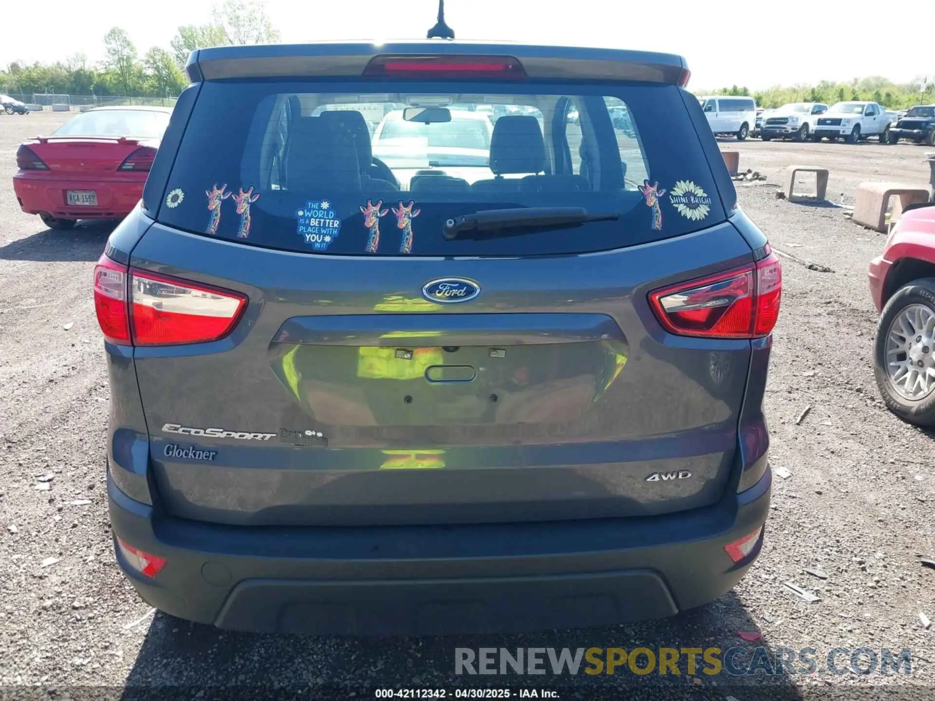 16 Photograph of a damaged car MAJ6S3FL6LC392160 FORD ECOSPORT 2020