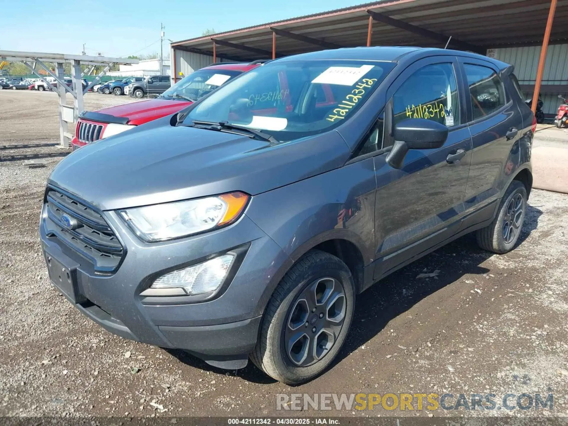 2 Photograph of a damaged car MAJ6S3FL6LC392160 FORD ECOSPORT 2020