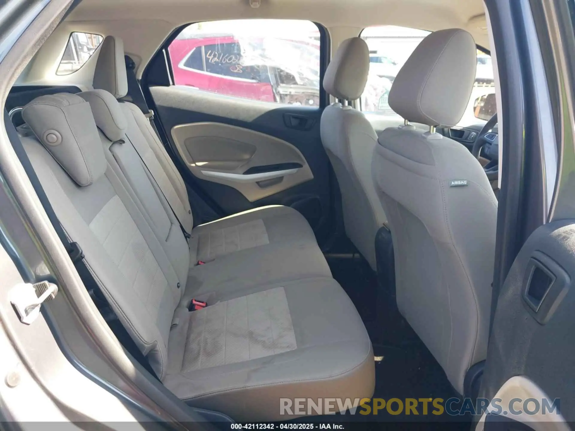 8 Photograph of a damaged car MAJ6S3FL6LC392160 FORD ECOSPORT 2020